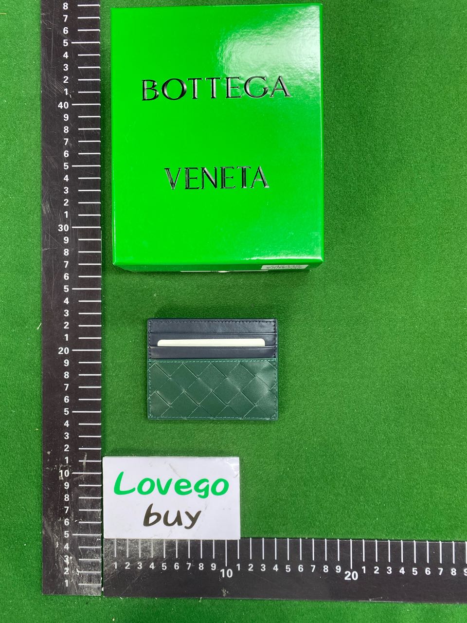 Foto QC 6 de Bottega Veneta Credit Card Case Intrecciato Leather Thunder Zest