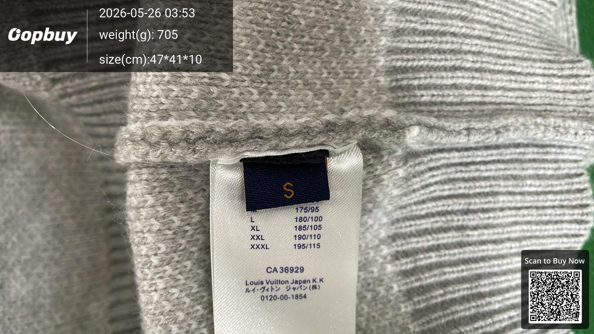 Foto QC 1 de Loewe Crewneck Sweater Anagram Pocket White