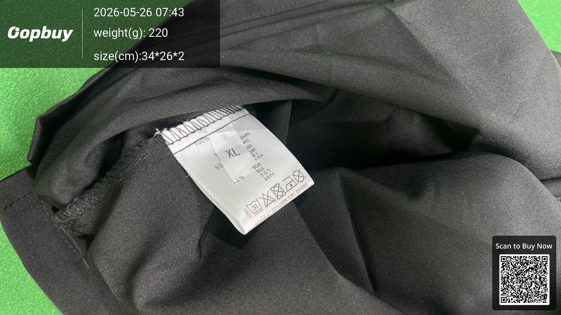Foto QC 1 de Prada Shirt Triangle Logo Black