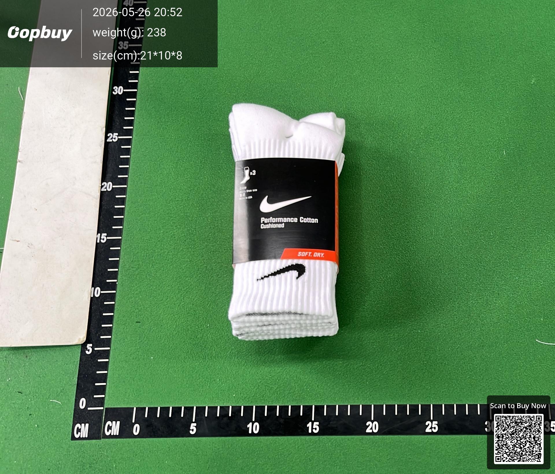 Foto QC 3 de Nike Ankle Socks White Black