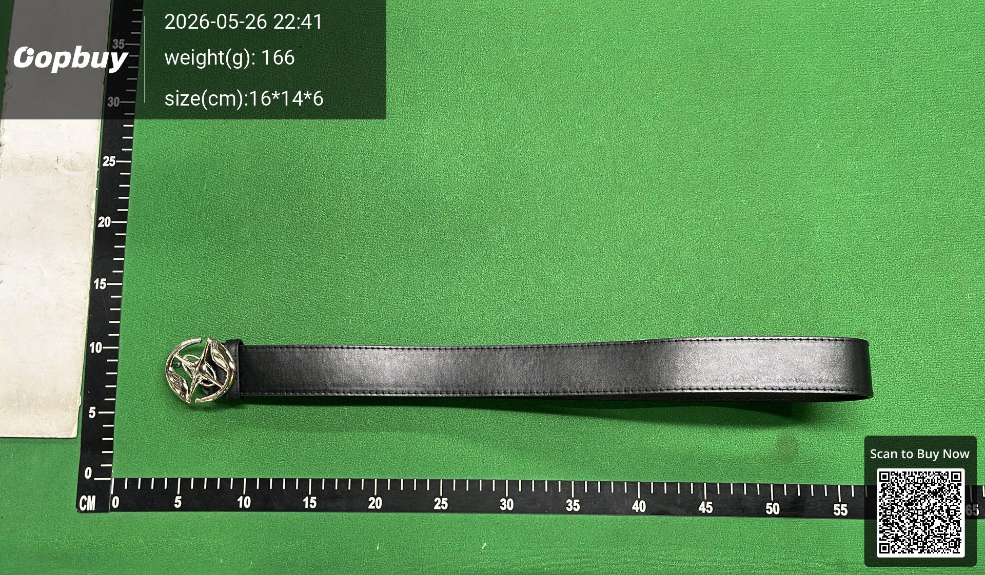 Foto QC 2 de Other Vintage Metal Buckle Belt Black