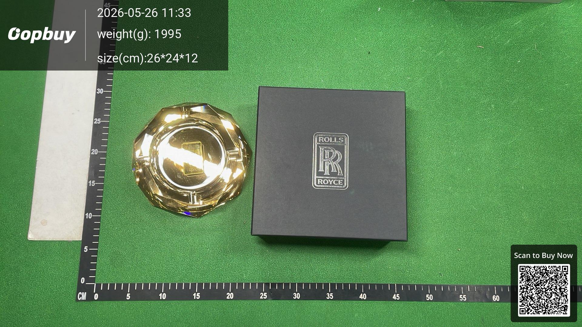 Foto QC 4 de Rolls-Royce Crystal Ashtray Clear
