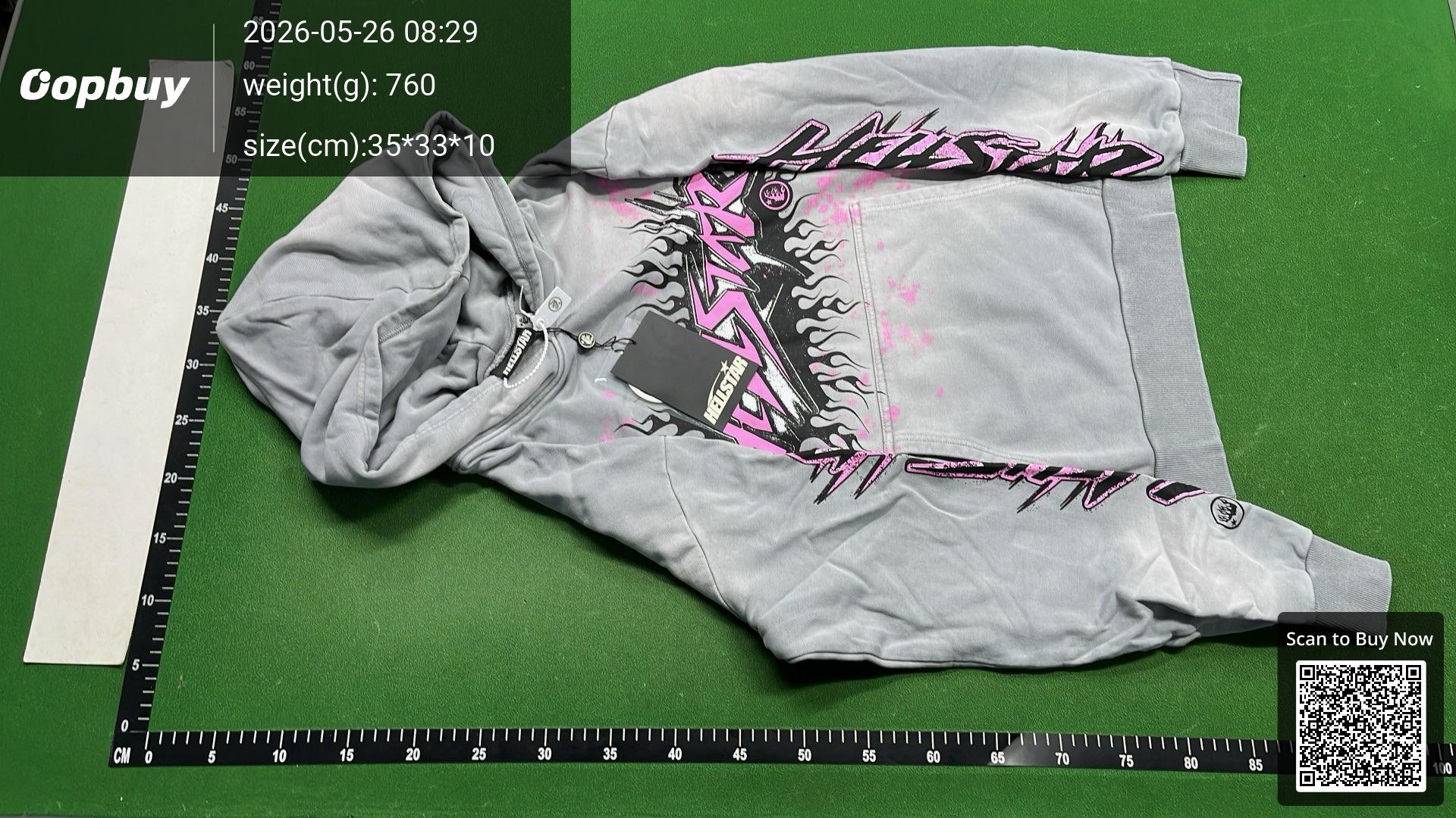 Foto QC 3 de Hellstar Studios Sweatpants Om Star Faded Black