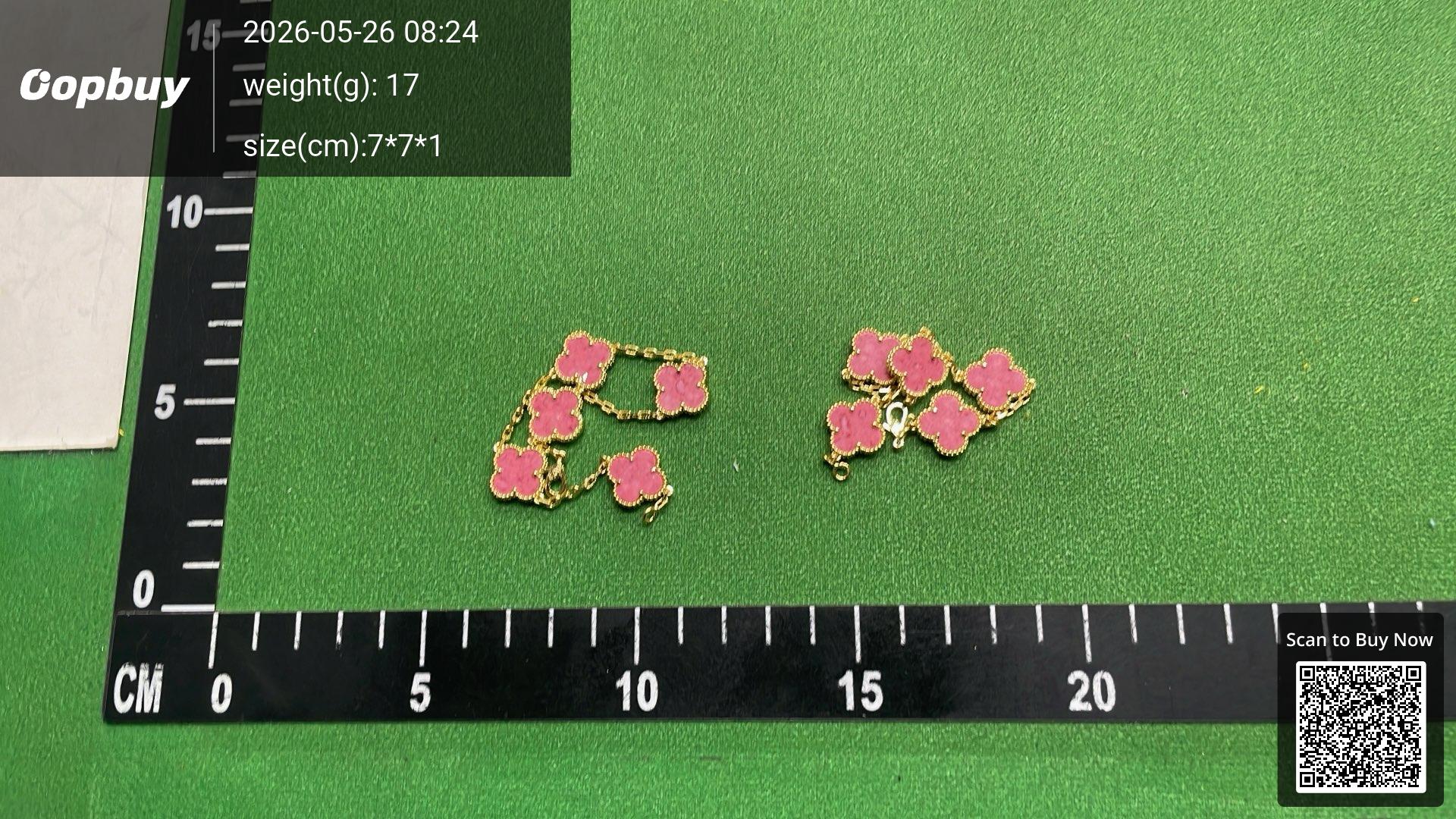 Foto QC 7 de Other Bracelet Metal Mother of Pearl Pink Gold