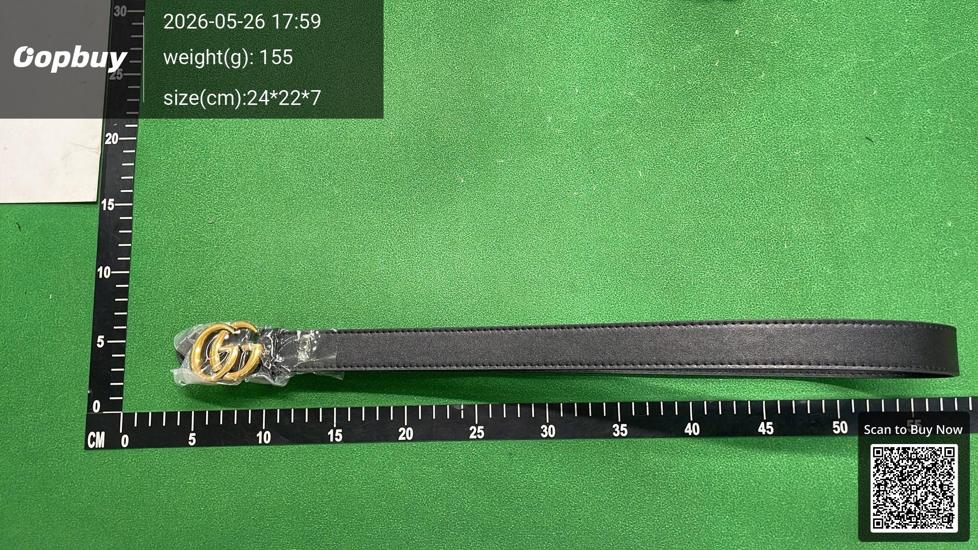 Foto QC 7 de Gucci GG Marmont Belt Red Leather