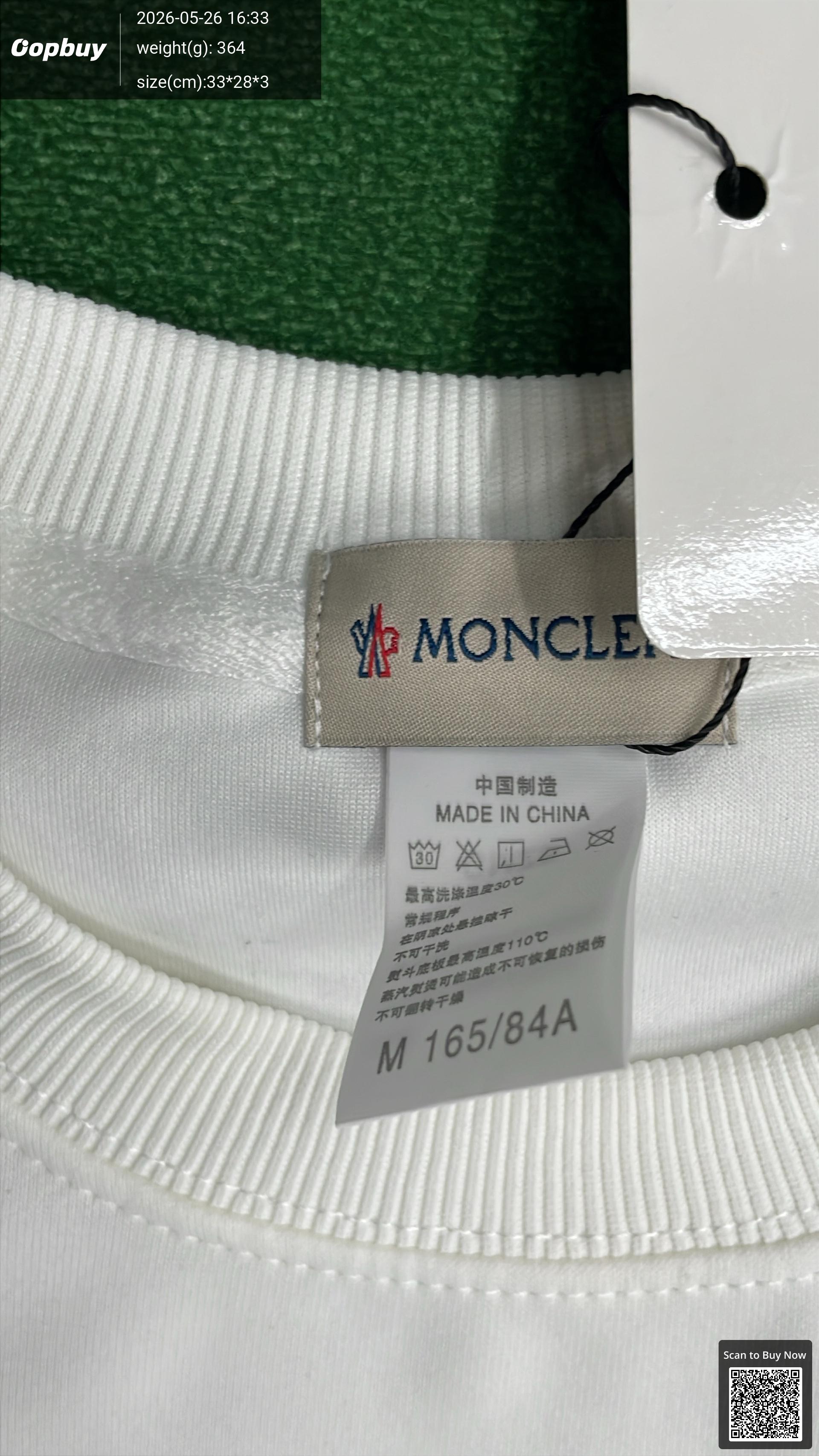 Foto QC 2 de Moncler Bugs Bunny 2 Moncler 1952 Sweatshirt Graphic White
