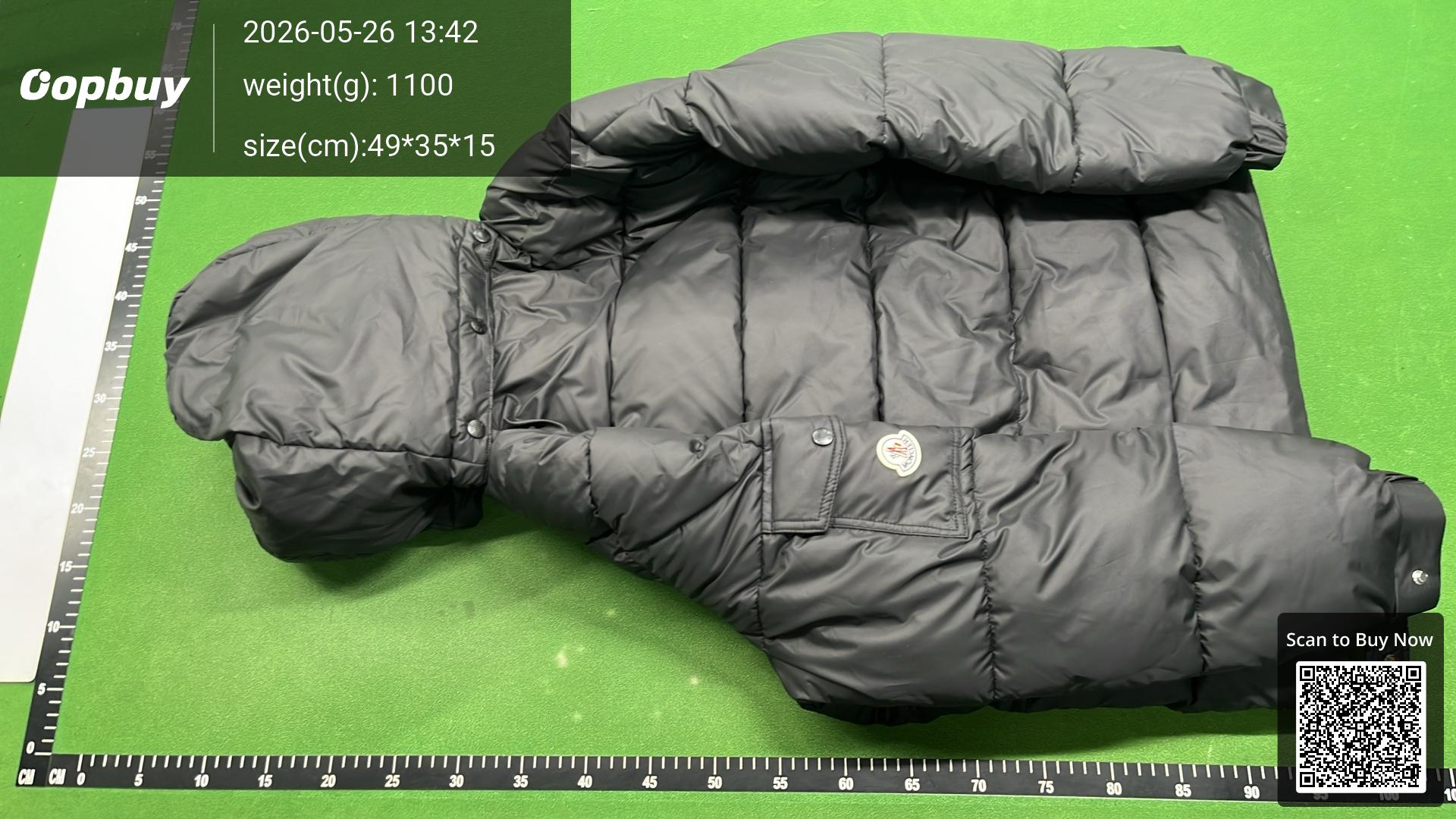 Foto QC 6 de Moncler Maya Puffer Jacket Matte Hooded Navy