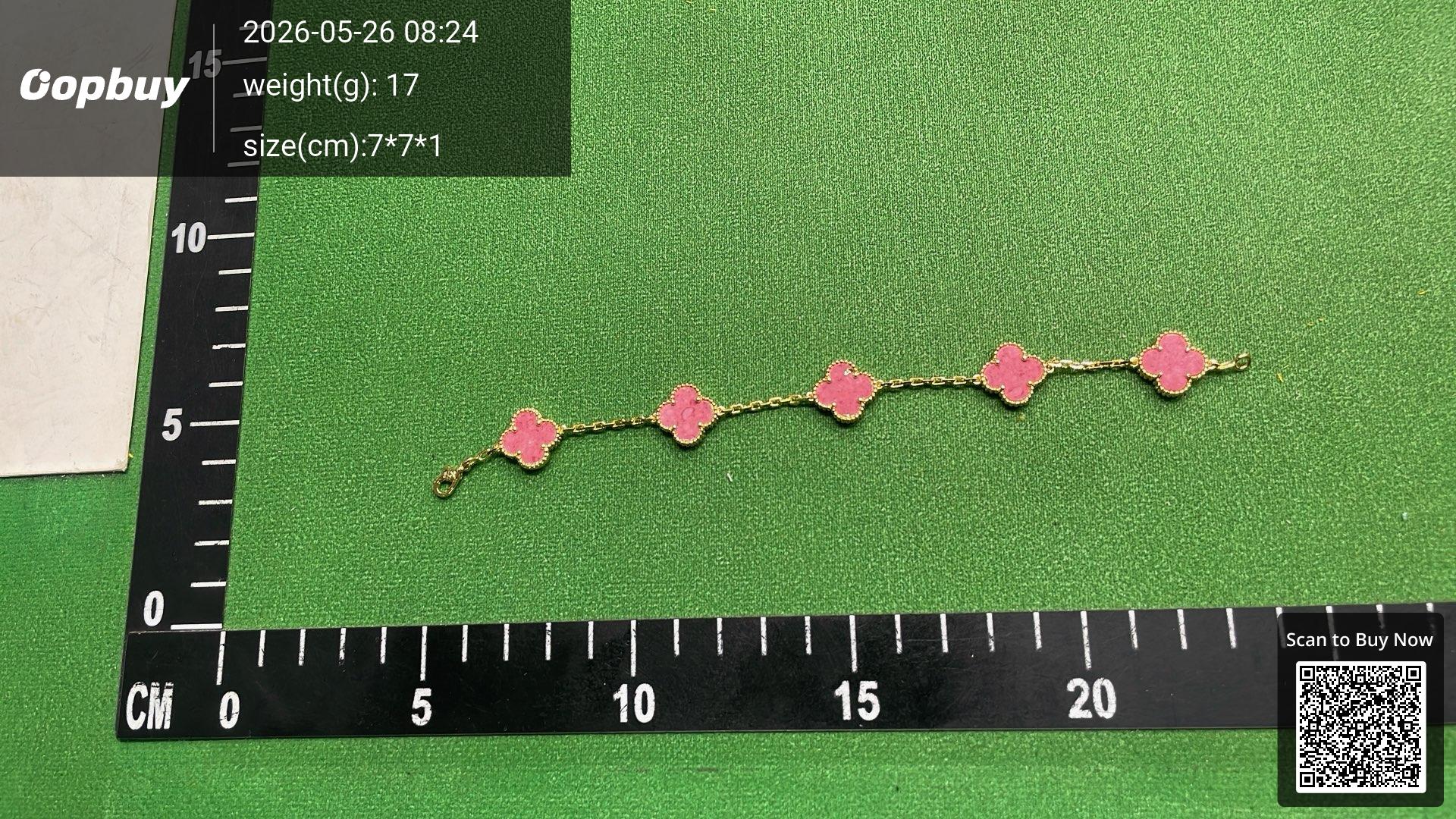 Foto QC 6 de Other Bracelet Metal Mother of Pearl Pink Gold