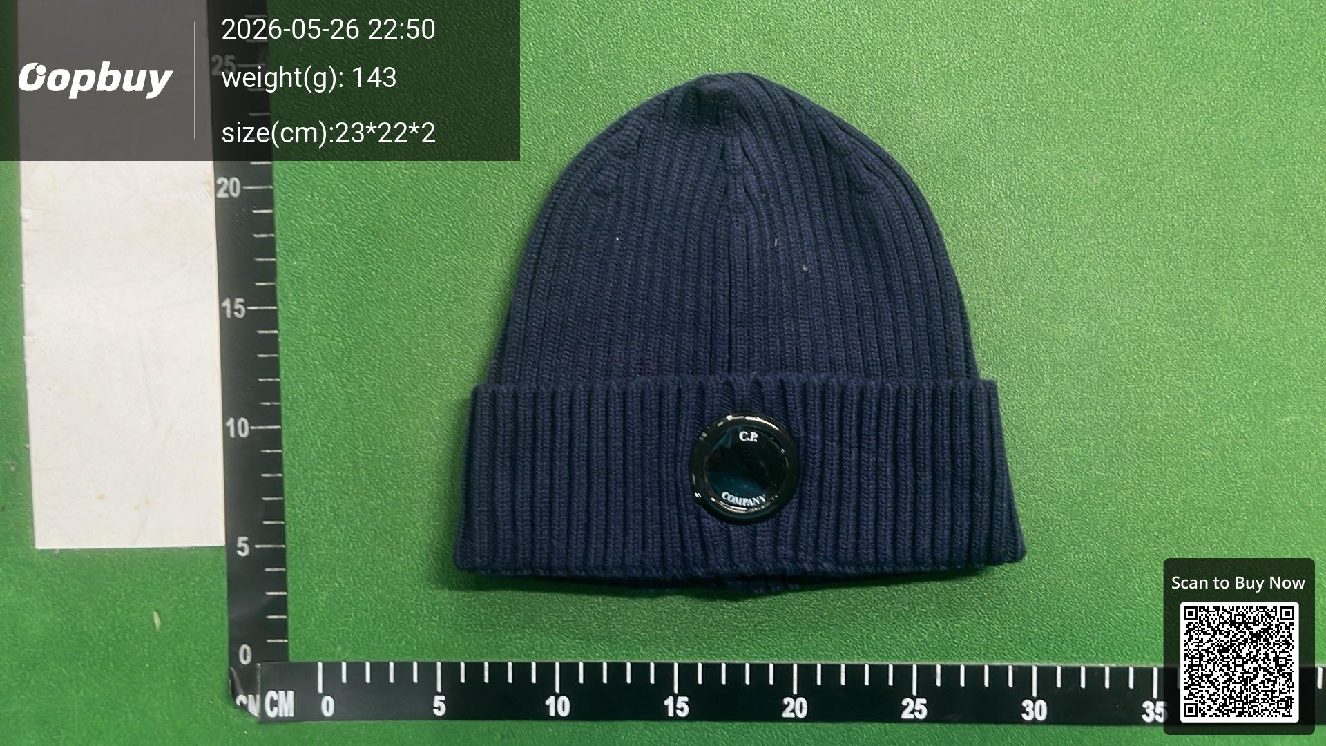 Foto QC 2 de C.P. Company Goggle Beanie Black