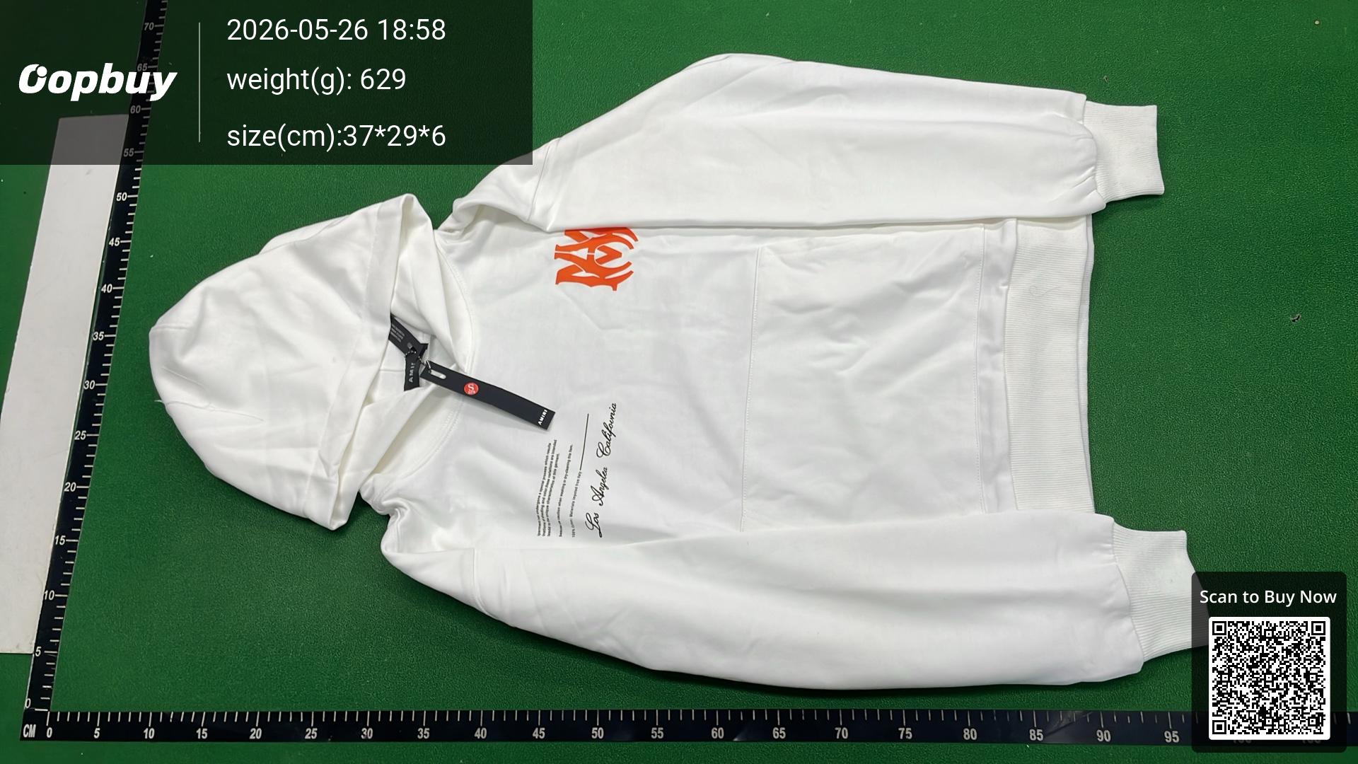 Foto QC 3 de Amiri Eden Rock Hoodie St. Barthelemy Dark Grey