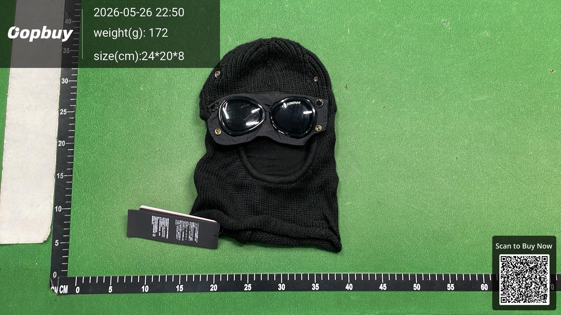 Foto QC 8 de C.P. Company Goggle Beanie Black