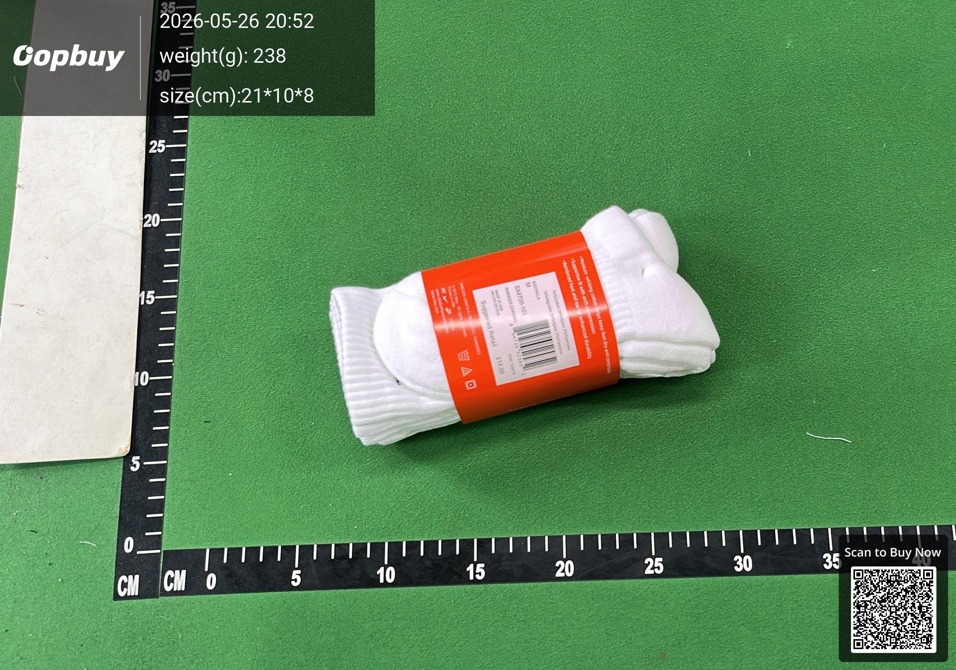 Foto QC 2 de Nike Ankle Socks White Black