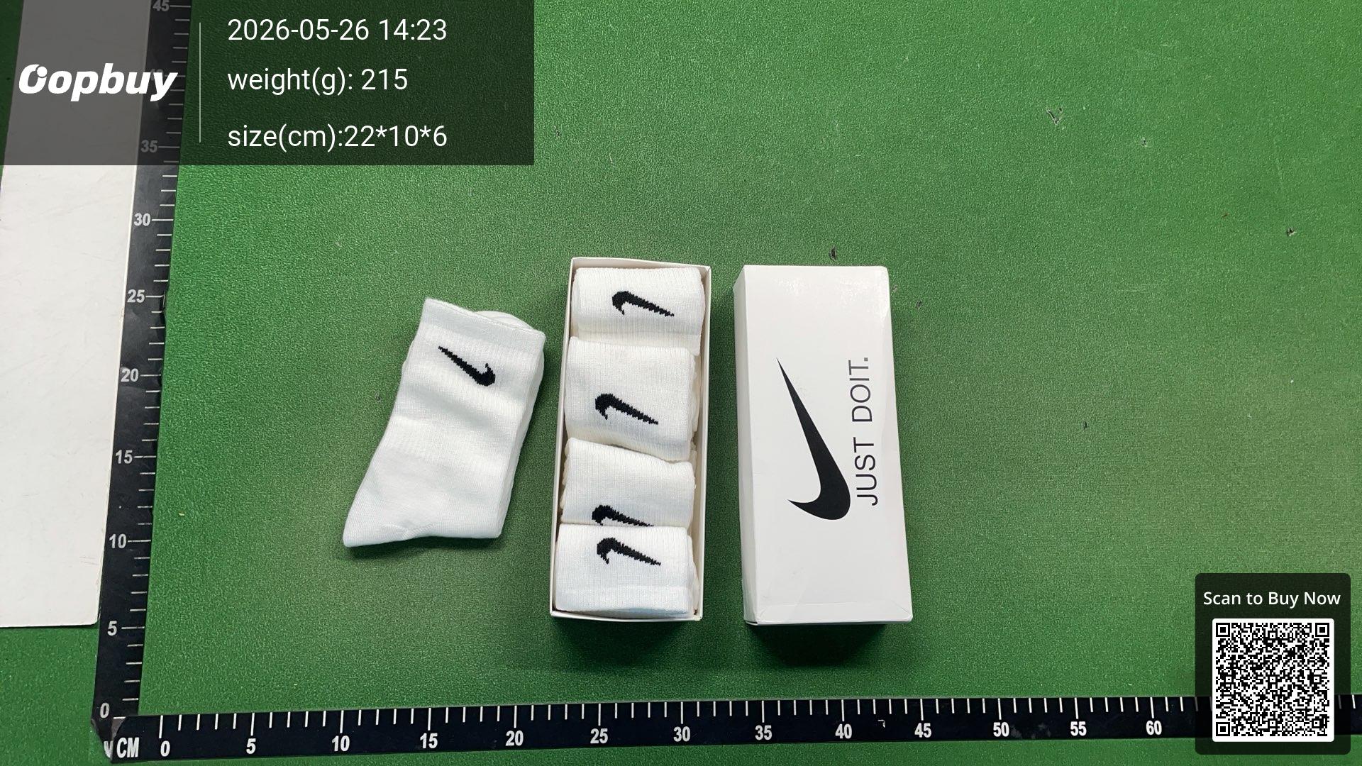 Foto QC 8 de Nike Crew Socks Ribbed 5-Pack Multicolor
