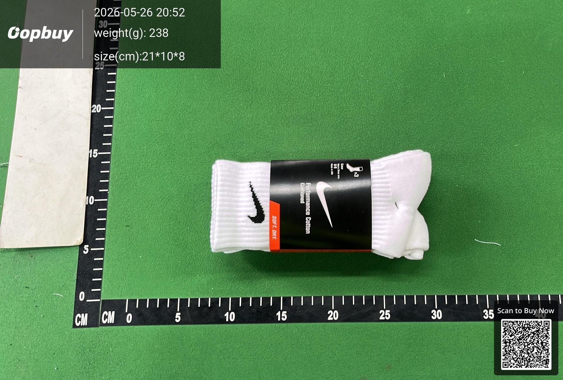 Foto QC 1 de Nike Ankle Socks White Black