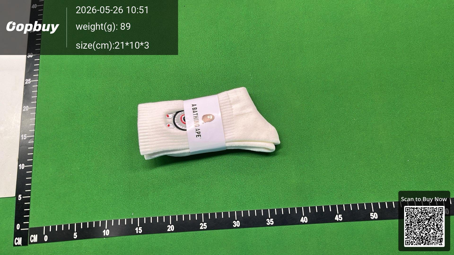 Foto QC 2 de A Bathing Ape Crew Socks Camo Ape Head Black