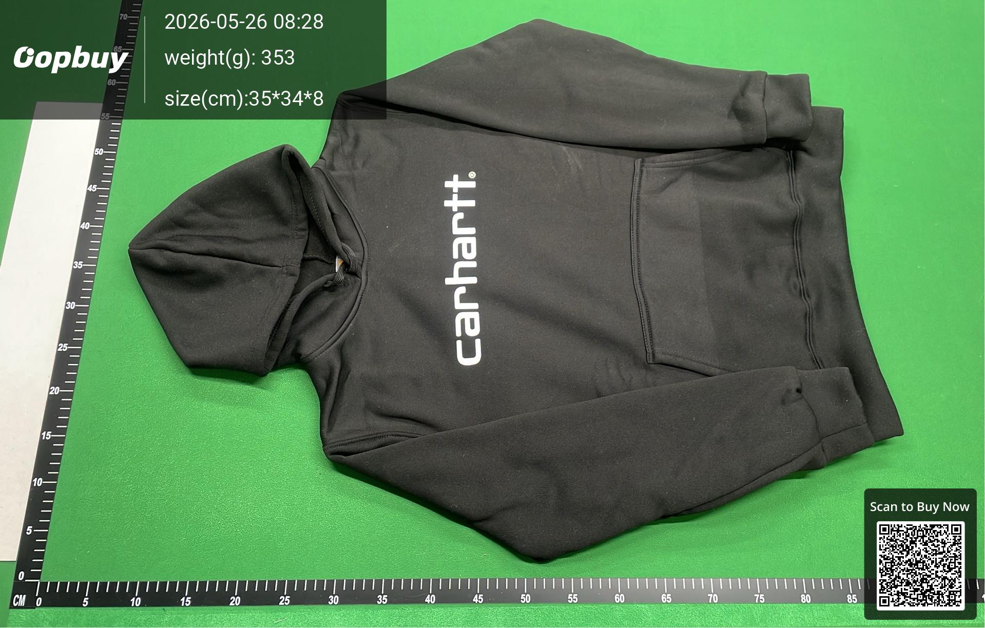 Foto QC 8 de Carhartt Hoodie Logo Khaki