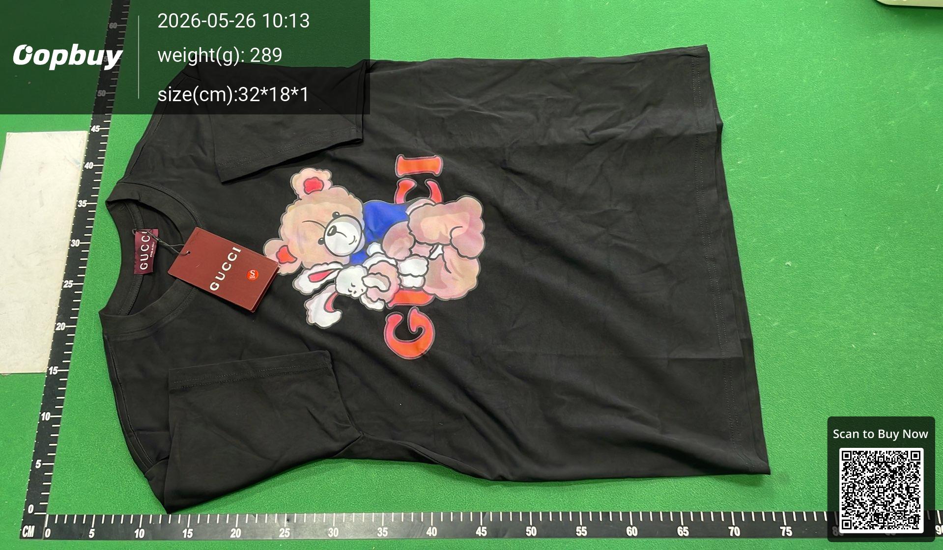 Foto QC 2 de Gucci T-shirt Logo Print Ivory