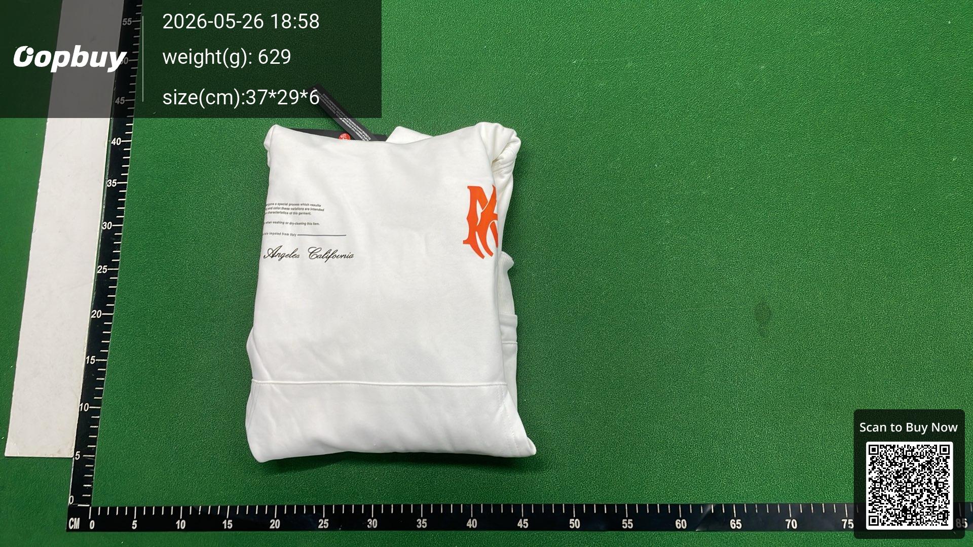 Foto QC 7 de Amiri Eden Rock Hoodie St. Barthelemy Dark Grey