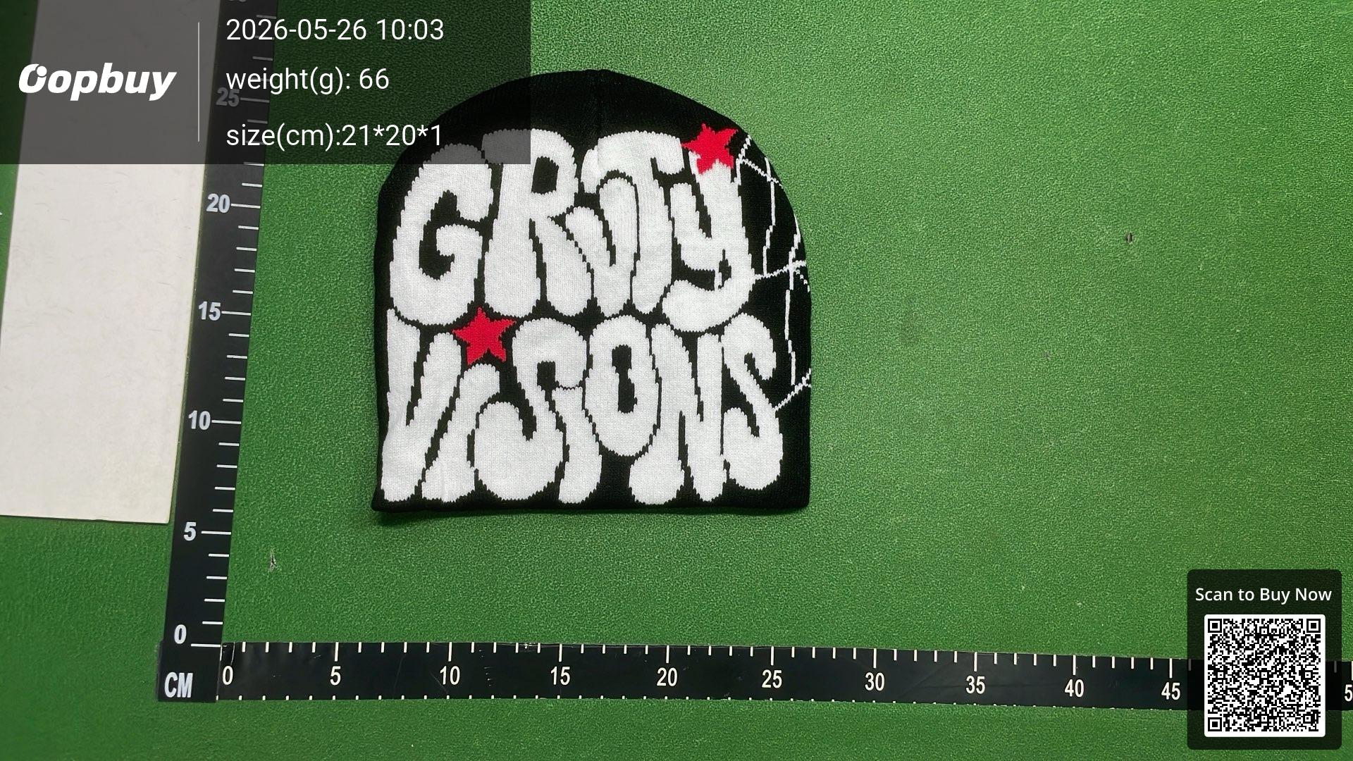 Foto QC 6 de Grity Visions Spider Beanie Grey Green