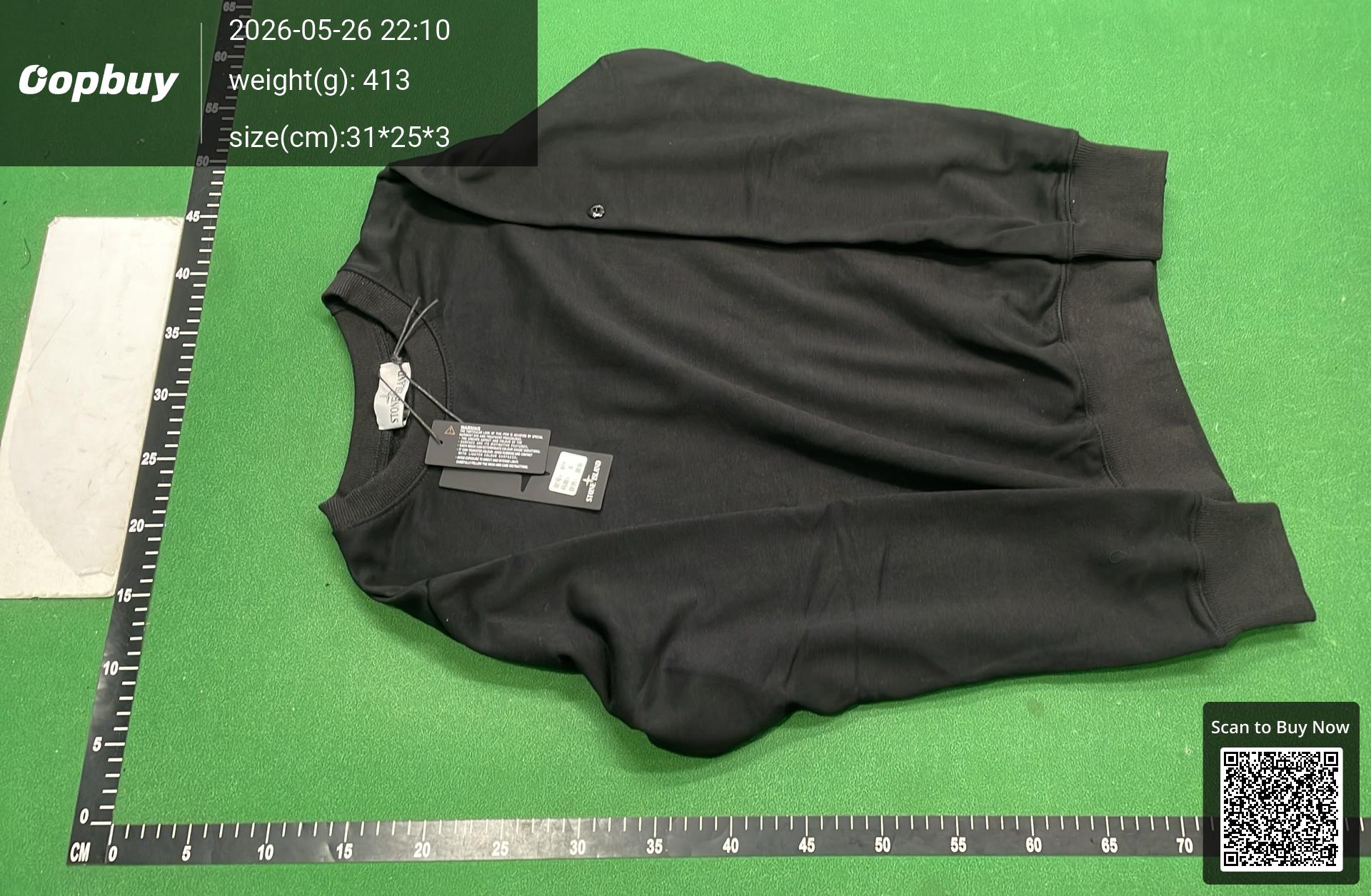 Foto QC 7 de Stone Island Crewneck Sweater Compass Badge White