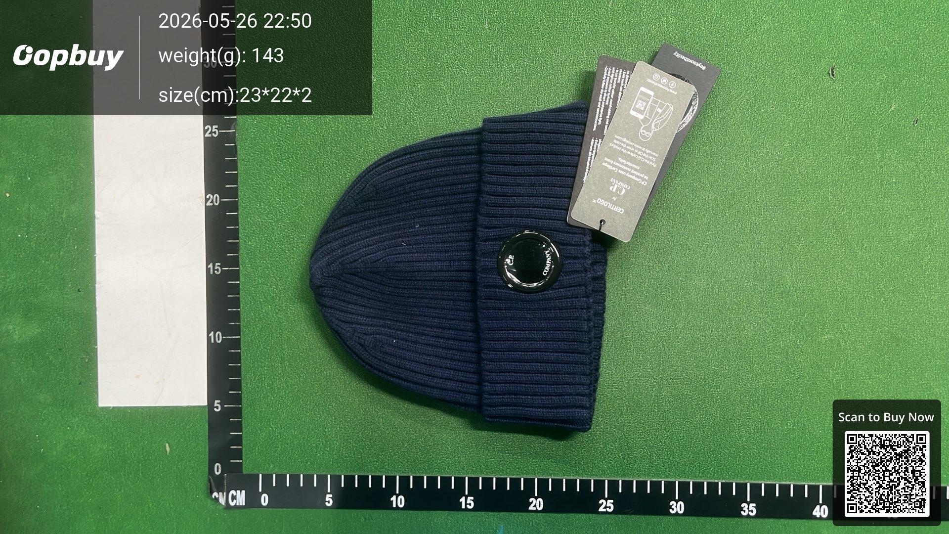 Foto QC 6 de C.P. Company Goggle Beanie Black