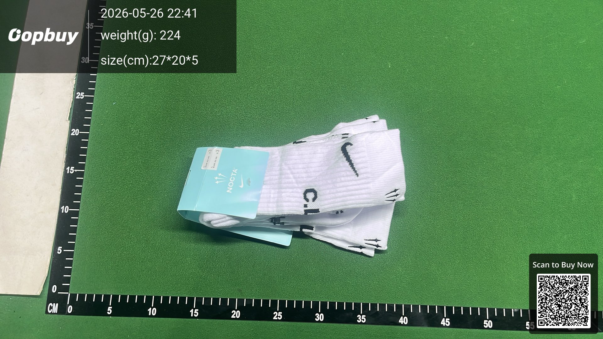 Foto QC 1 de Drew House Crew Socks Smiley Logo Multi