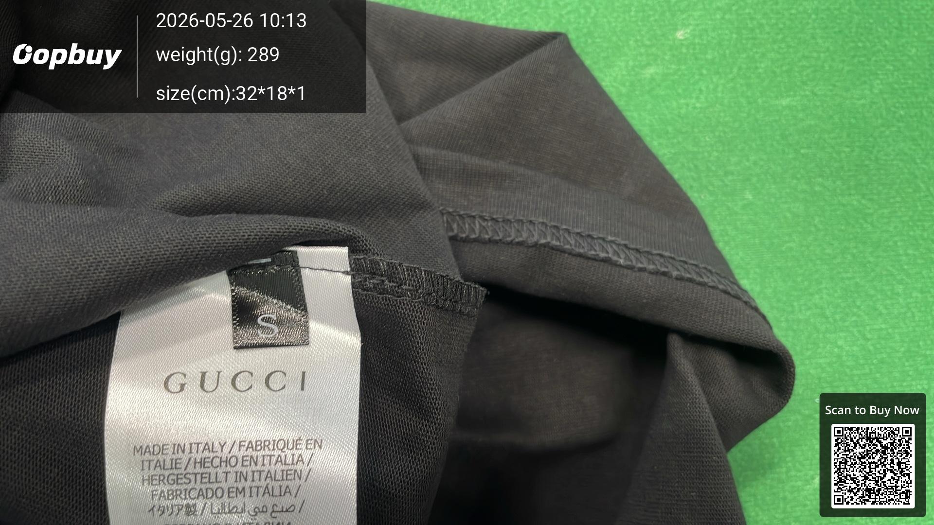 Foto QC 1 de Gucci T-shirt Logo Print Ivory