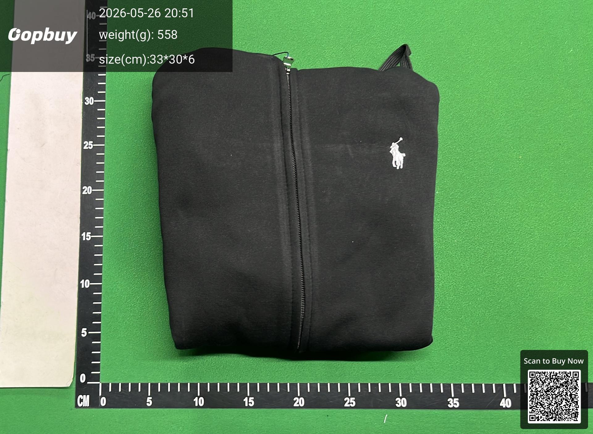 Foto QC 7 de Polo Ralph Lauren Zip Sweater Hoodie Black