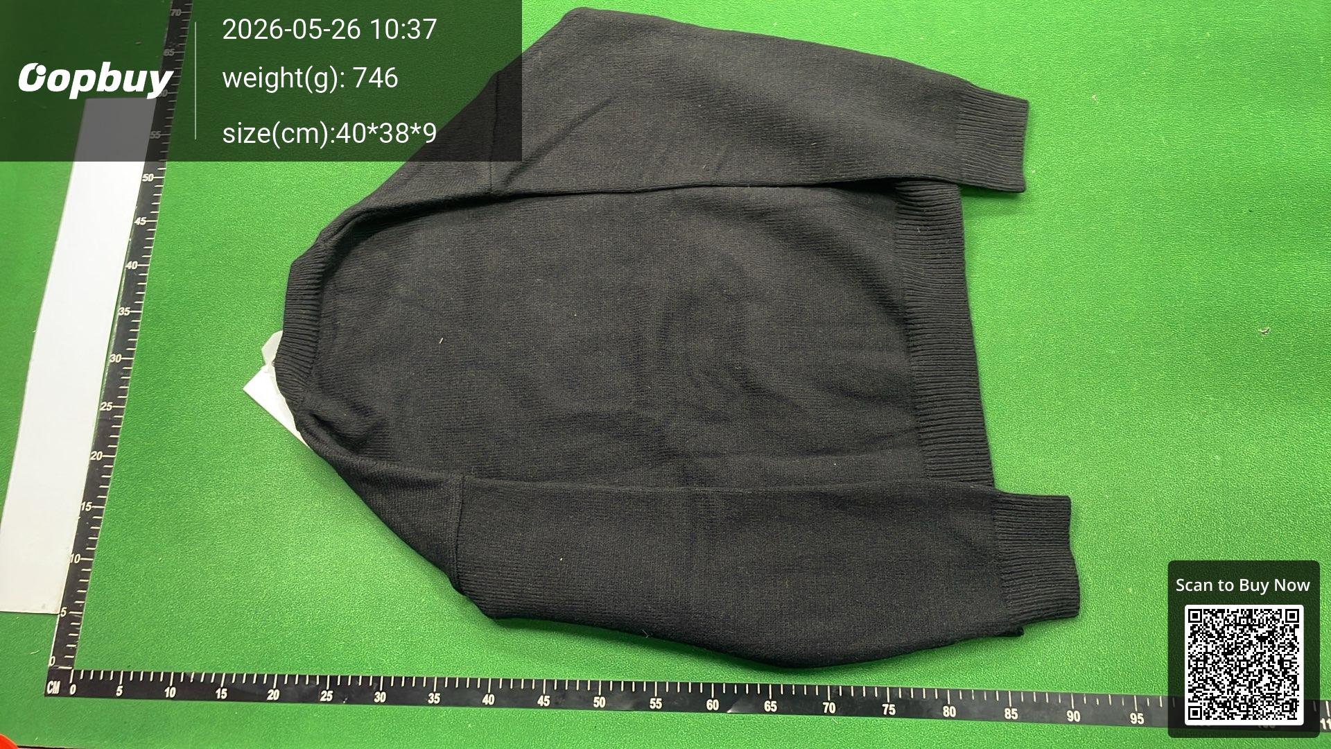 Foto QC 5 de Cole Buxton Crewneck Sweater Logo Jacquard White