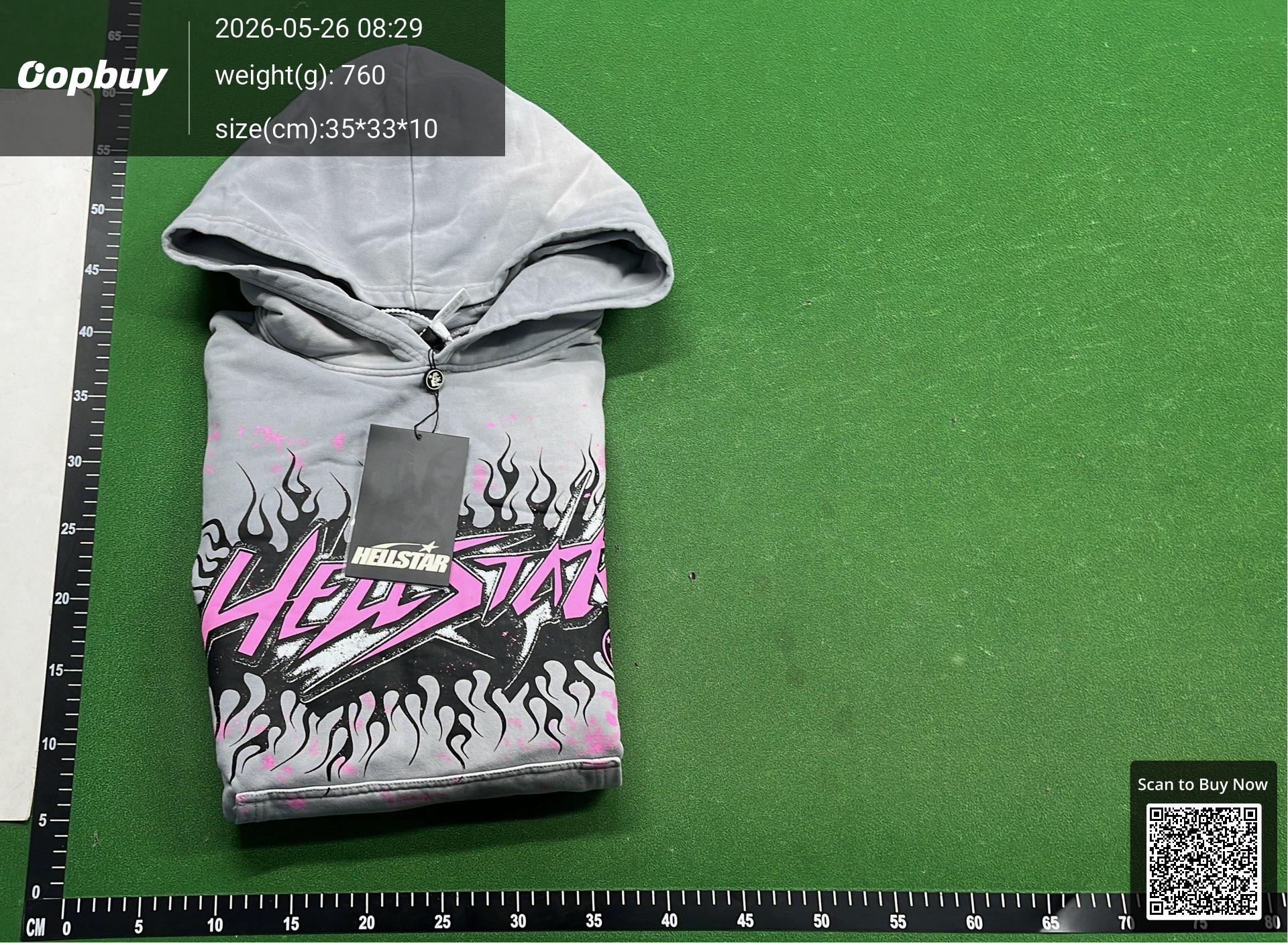 Foto QC 7 de Hellstar Studios Sweatpants Om Star Faded Black