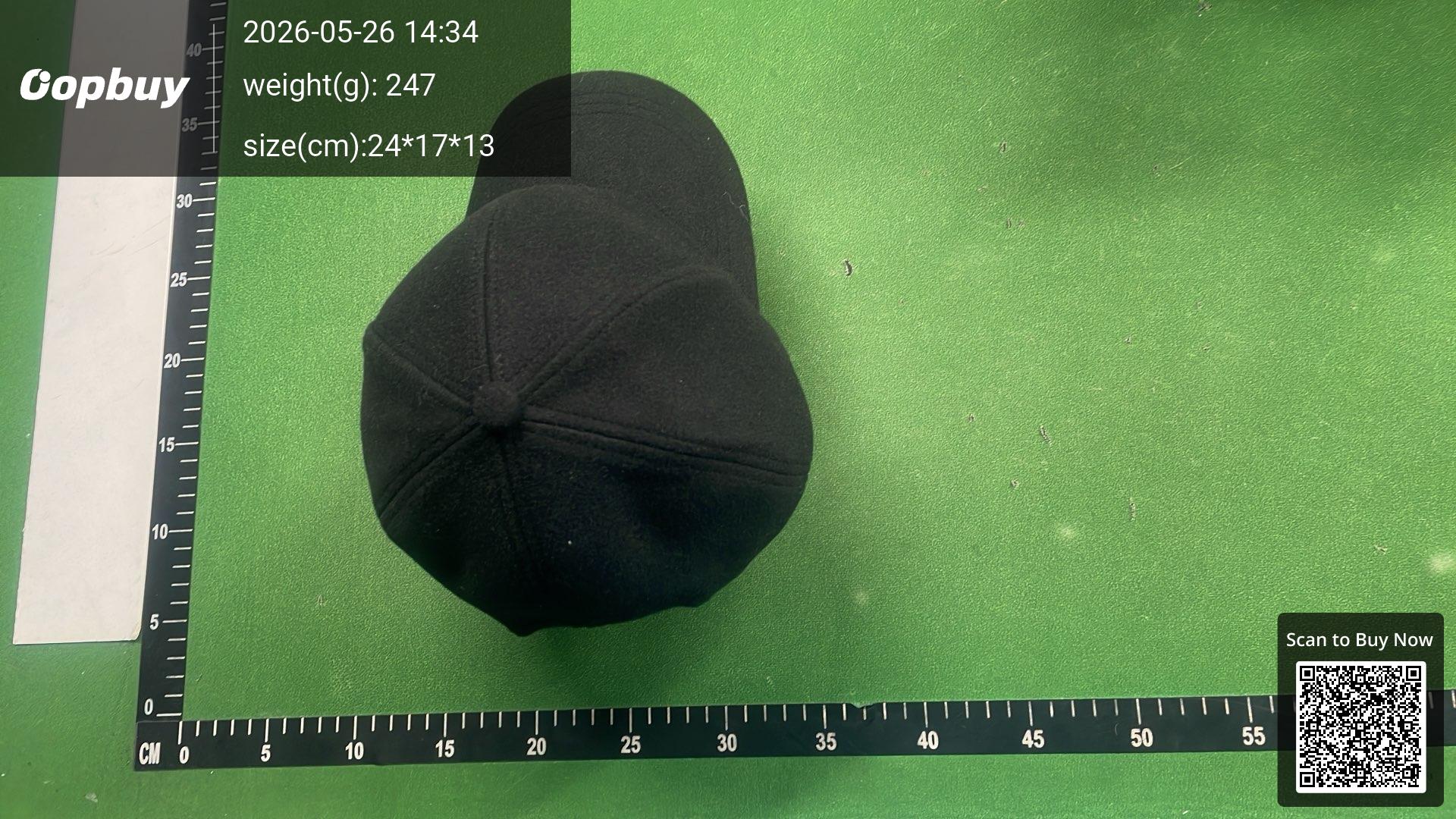 Foto QC 7 de Loro Piana Corduroy Cap Black