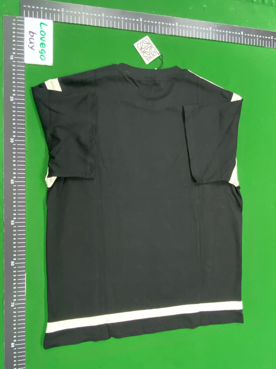 Foto QC 6 de Loewe T-shirt Anagram Contrast Trim Black