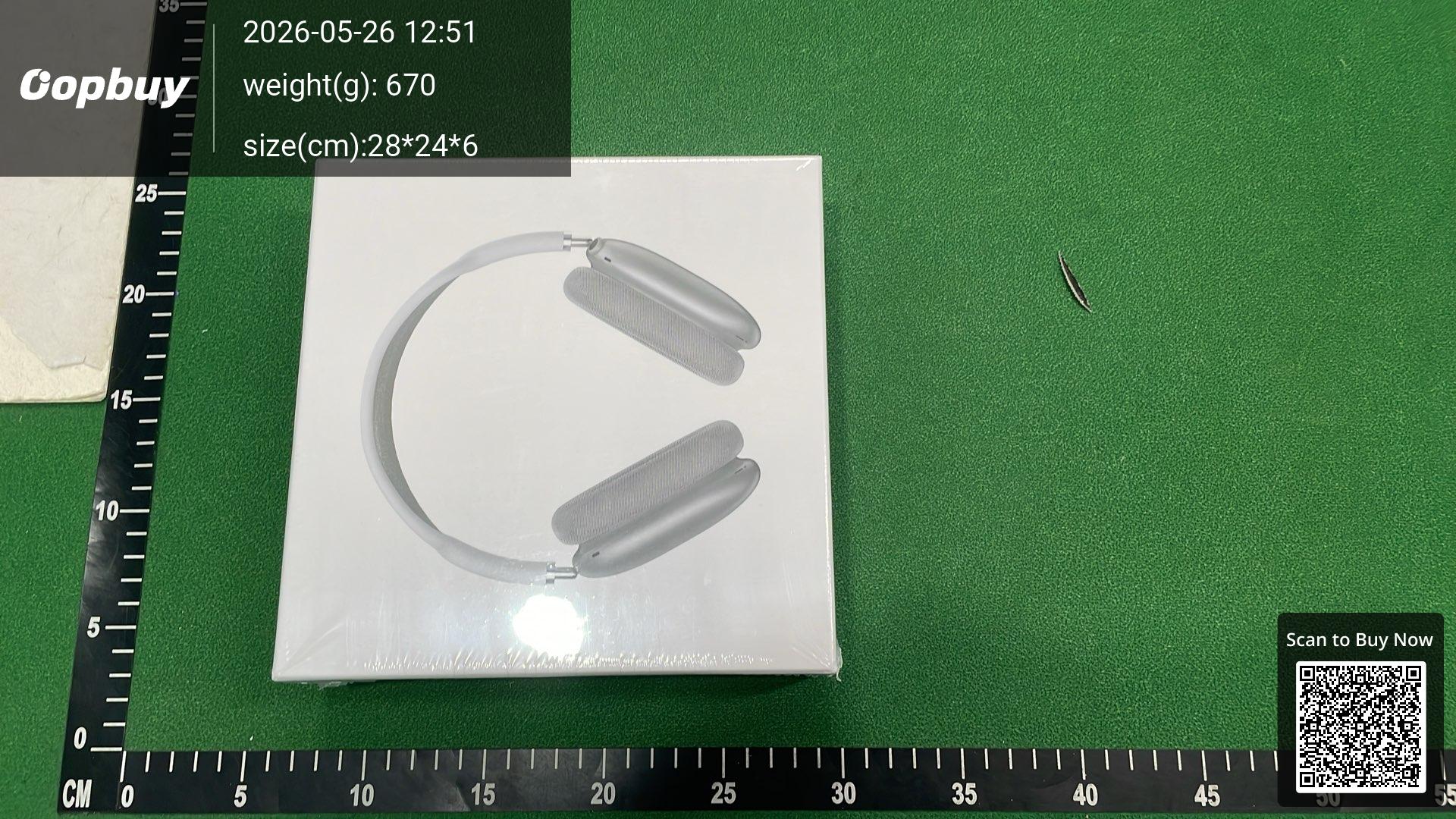 Foto QC 5 de Apple AirPods Max Sky Blue