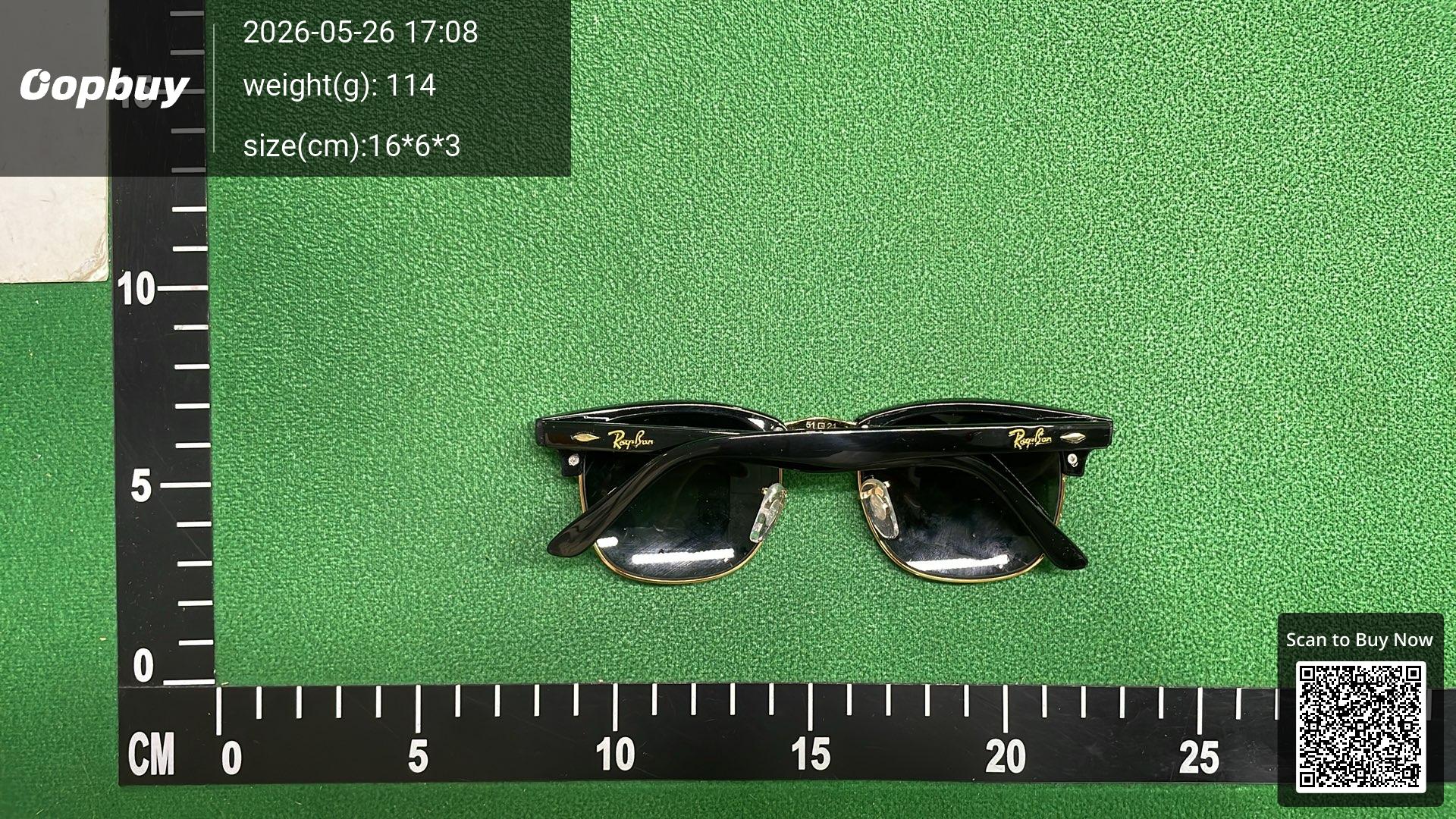 Foto QC 3 de Cartier Rectangle Rimless Metal Eyeglasses Silver Clear