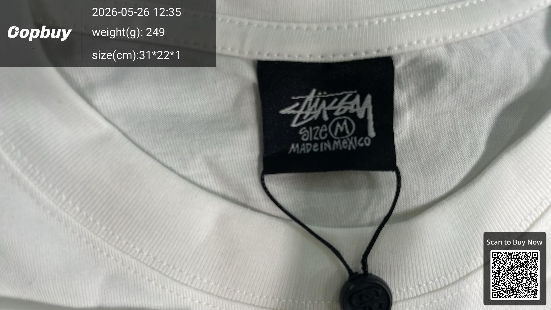 Foto QC 5 de Stussy World Tour T-shirt White