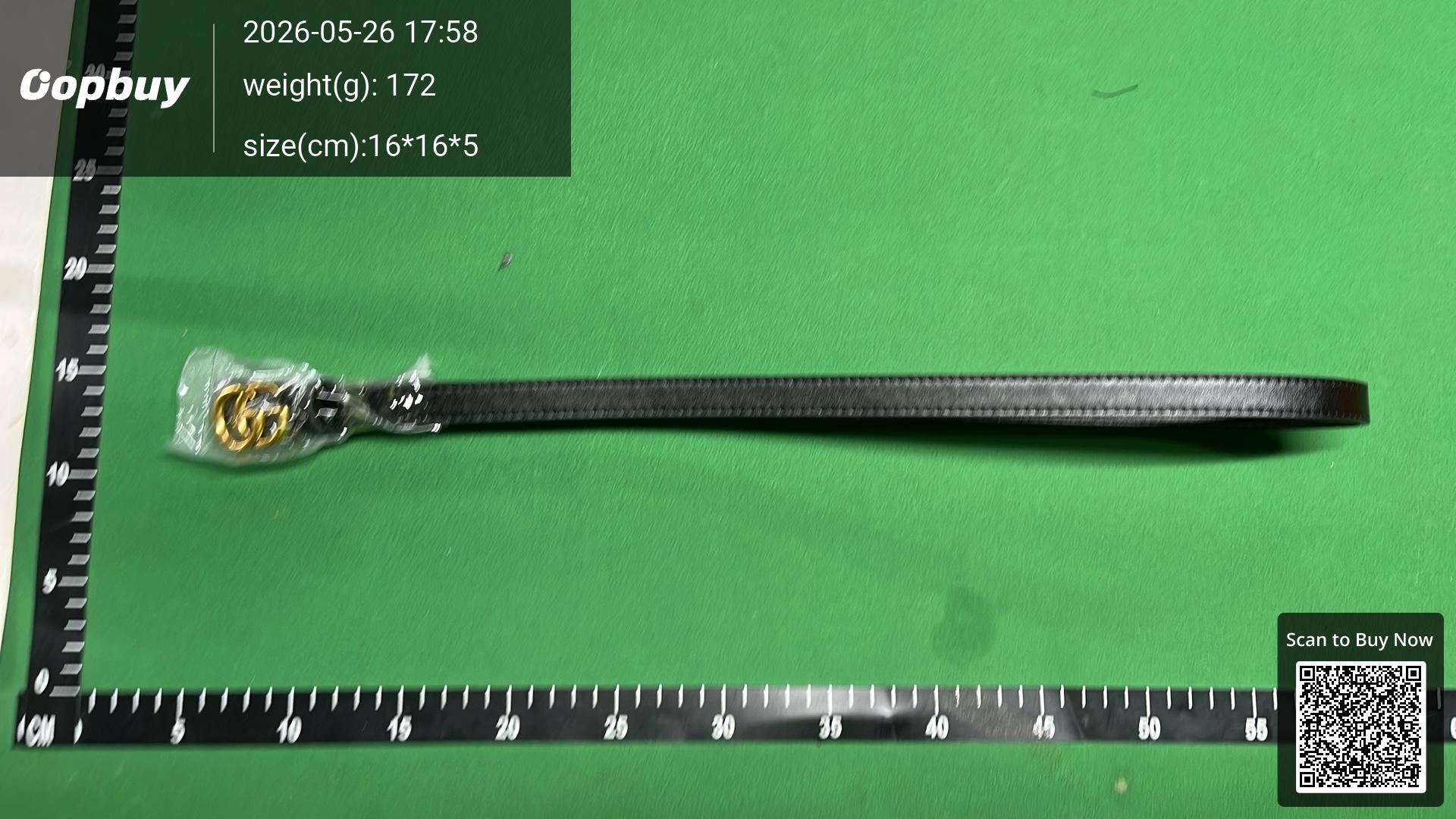 Foto QC 2 de Gucci GG Marmont Belt Red Leather