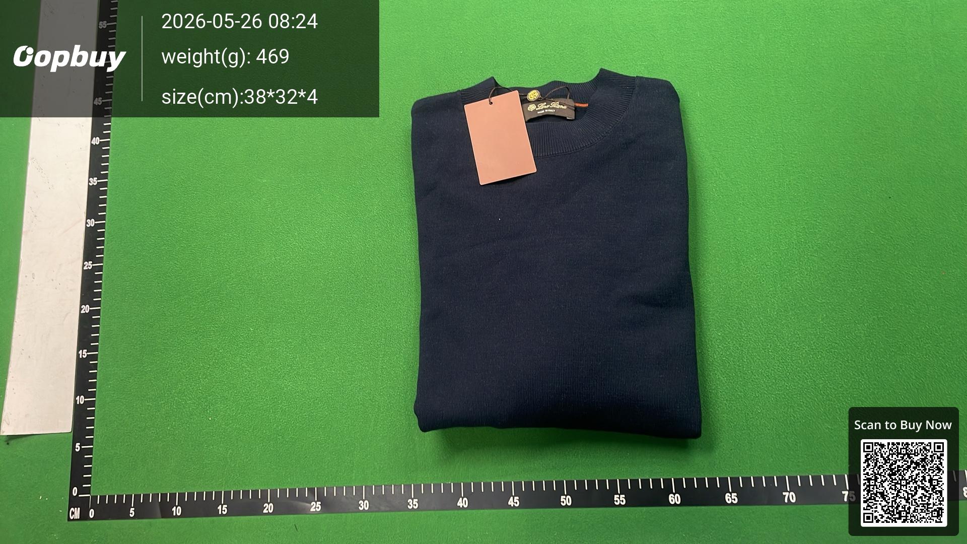 Foto QC 8 de Loro Piana Crewneck Sweater Cashmere Burgundy