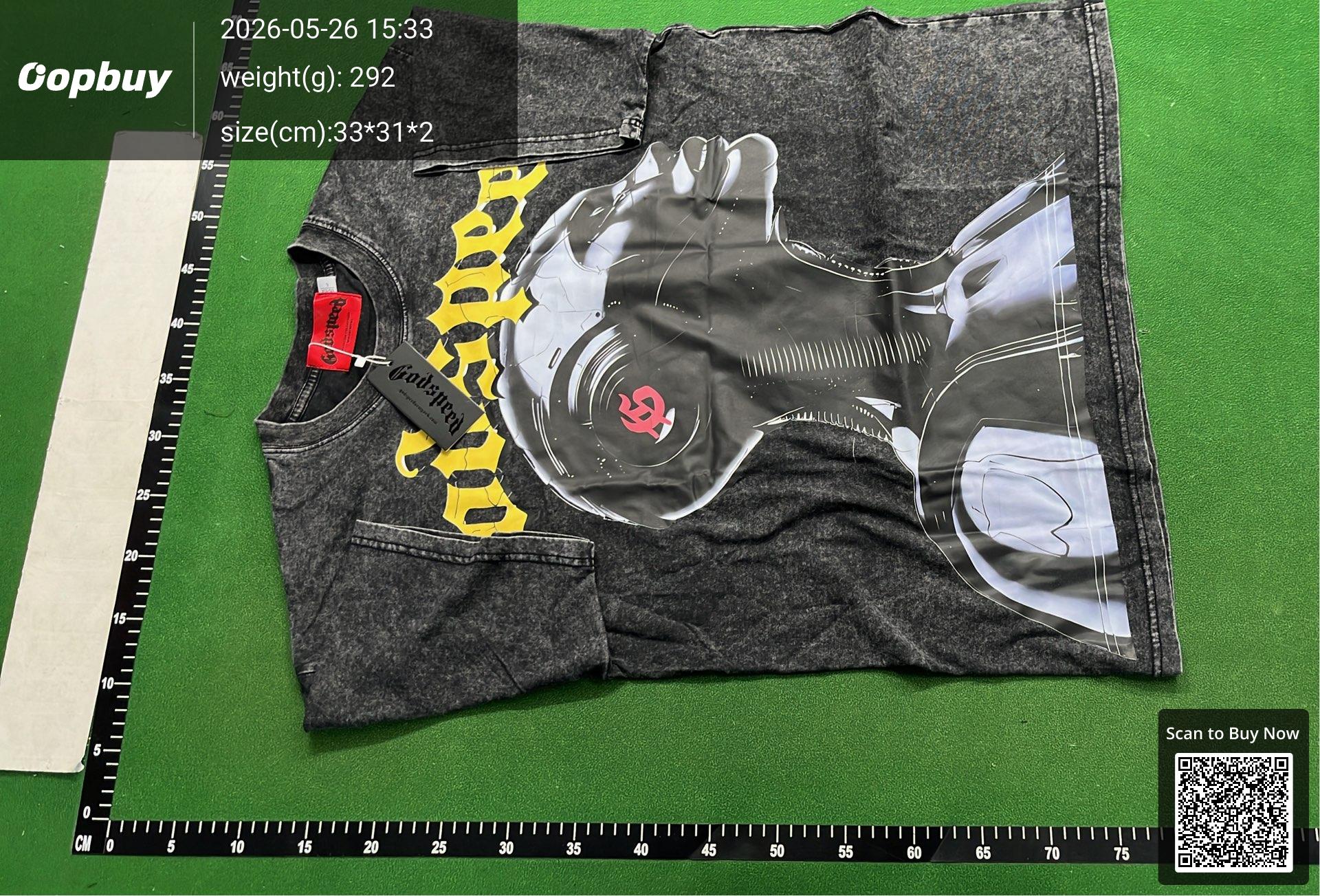 Foto QC 7 de Godspeed T-shirt Skeleton Baseball Player Blue