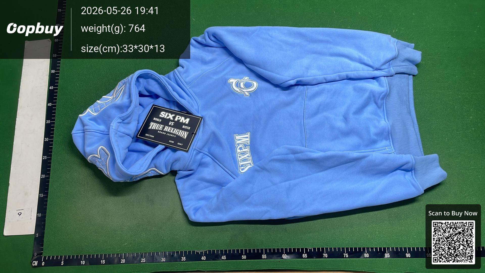 Foto QC 8 de 6PM True Religion World Match Hoodie Black