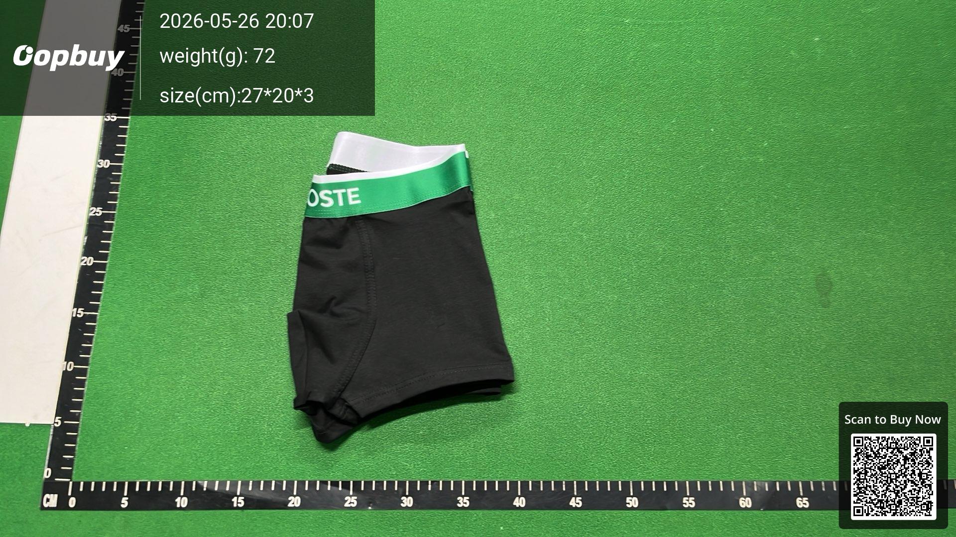 Foto QC 7 de Lacoste Underwear Cotton Boxer Briefs Green