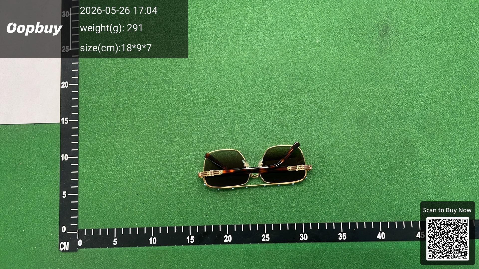 Foto QC 4 de Louis Vuitton Square-Frame Acetate Sunglasses Havana Blue (Z1547W)
