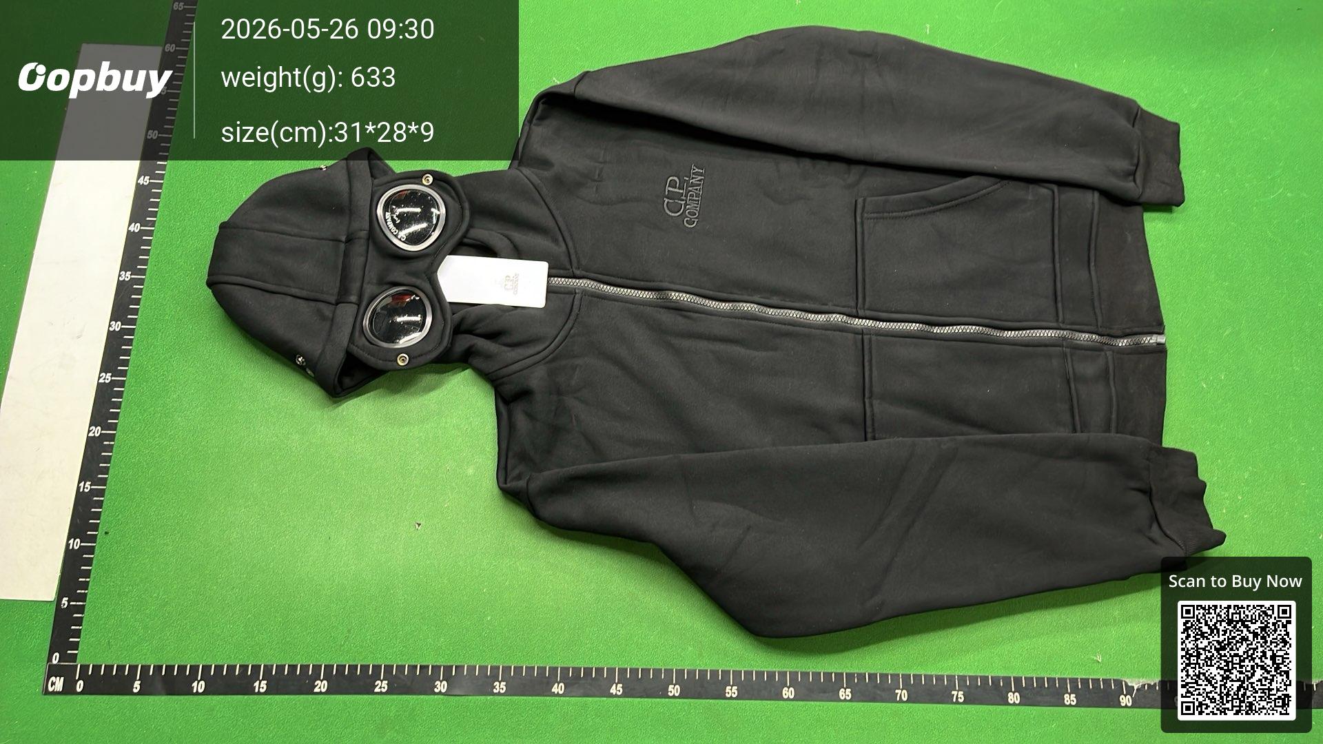 Foto QC 8 de CP Company Crewneck Sweater Lens Detail Yellow