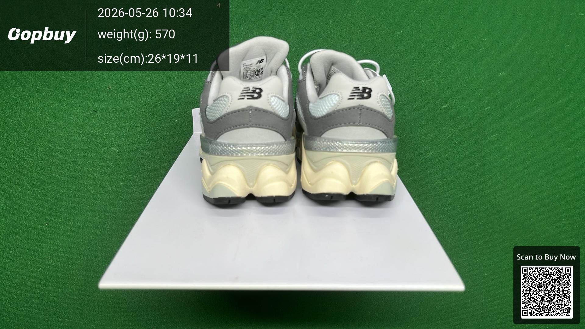 Foto QC 5 de New Balance 9060 Low Kids Sea Salt PV9060EB