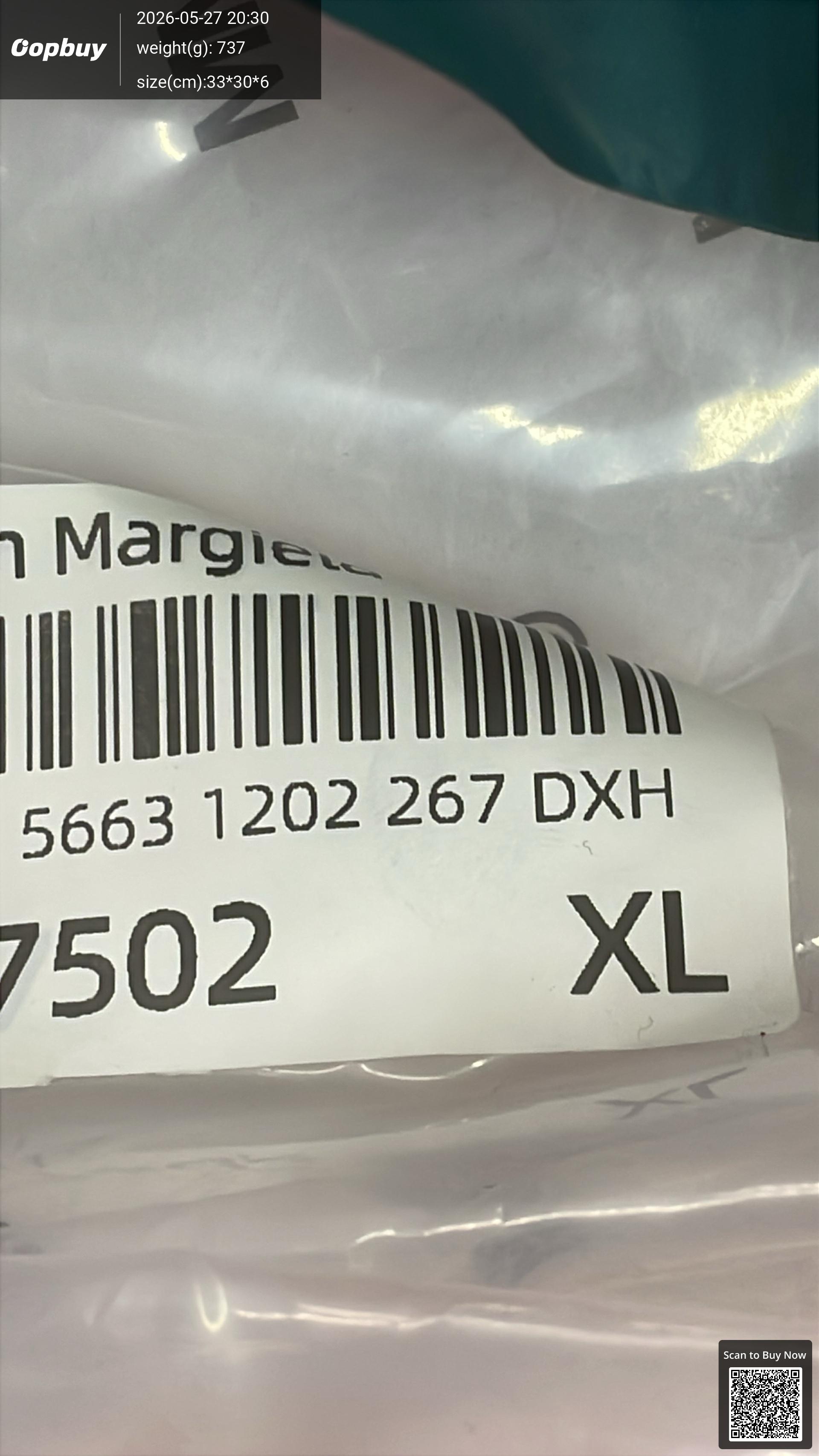 Foto QC 1 de Maison Margiela Hoodie Scattered Numeric Logo Black