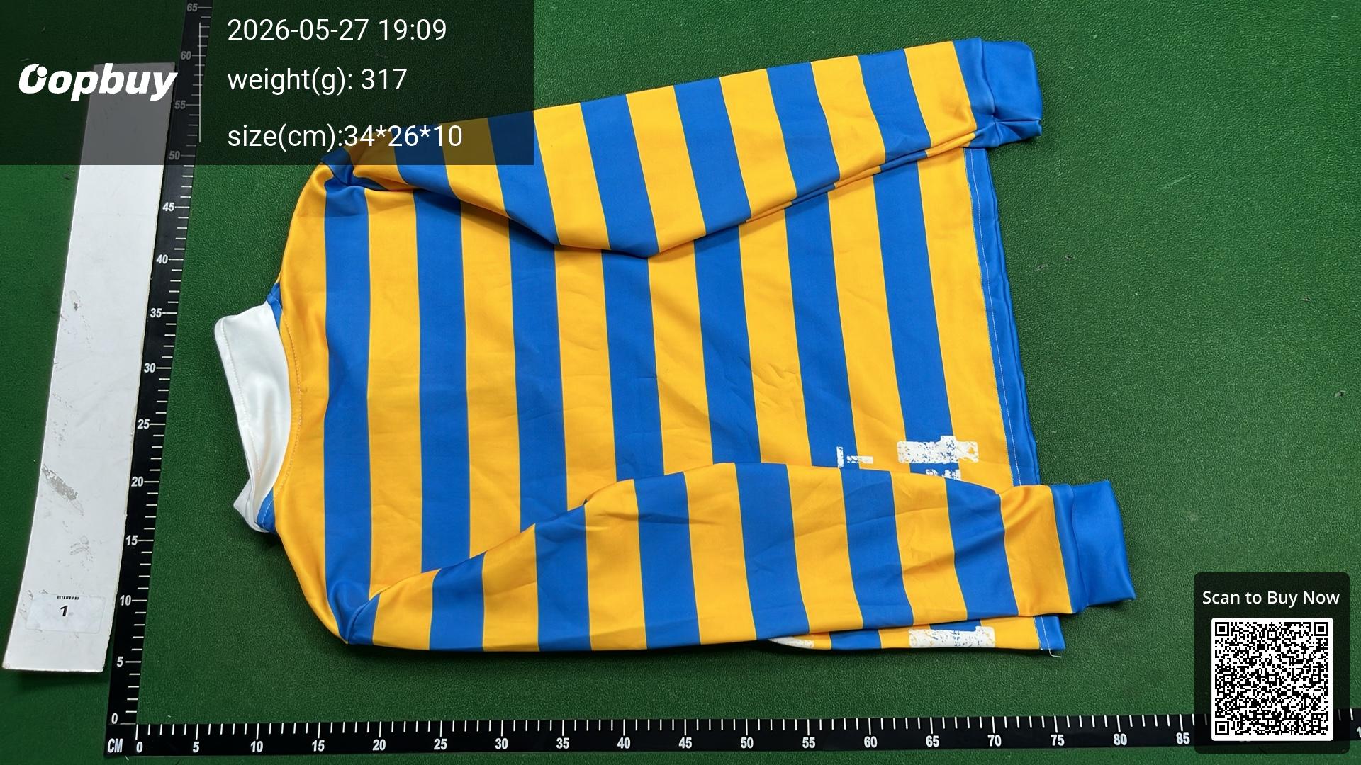 Foto QC 3 de Nike Shirt 3D Graphic Vintage Striped Green Cream