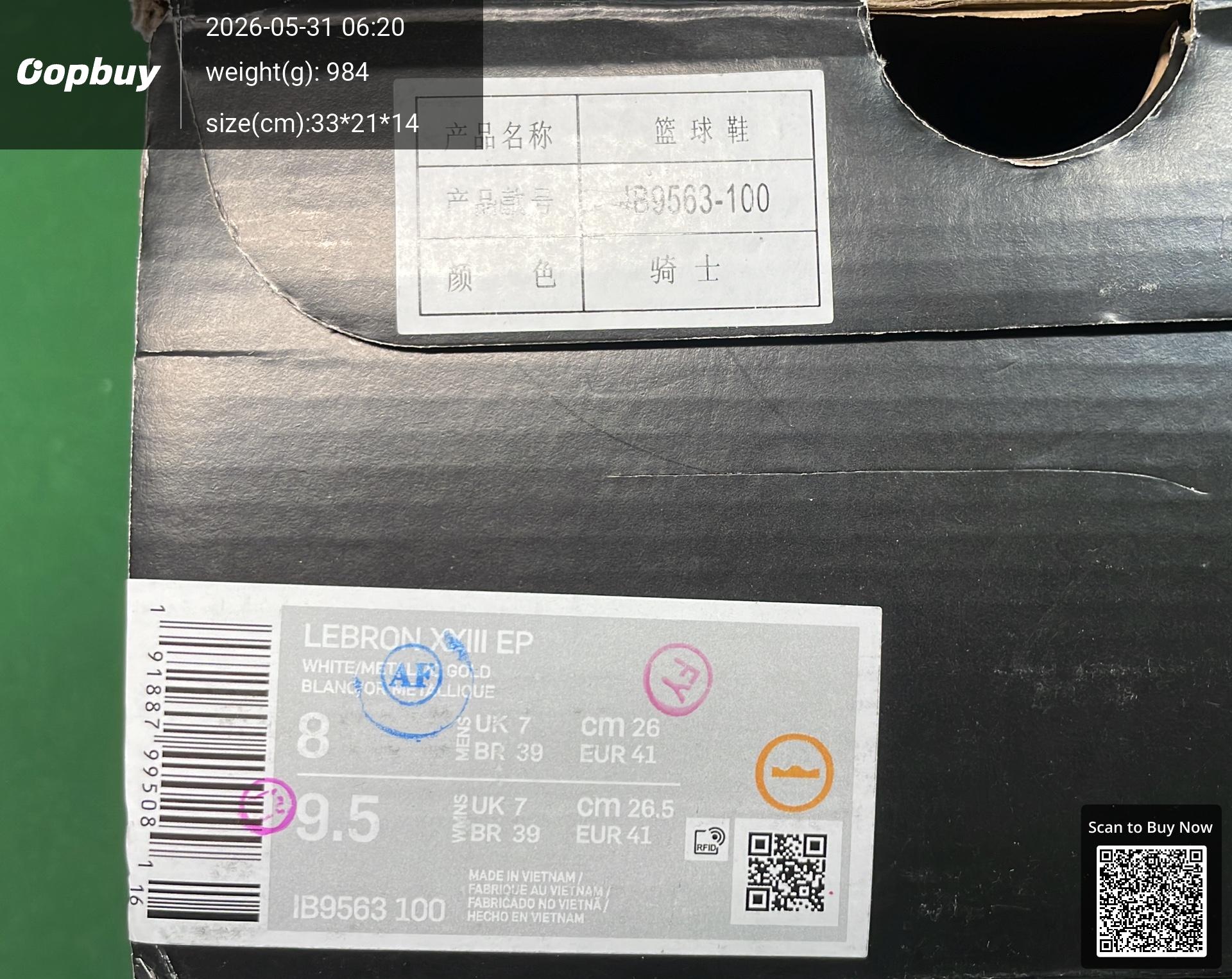 Foto QC 8 de Nike LeBron 21 EP Dragon Pearl HF5353-600