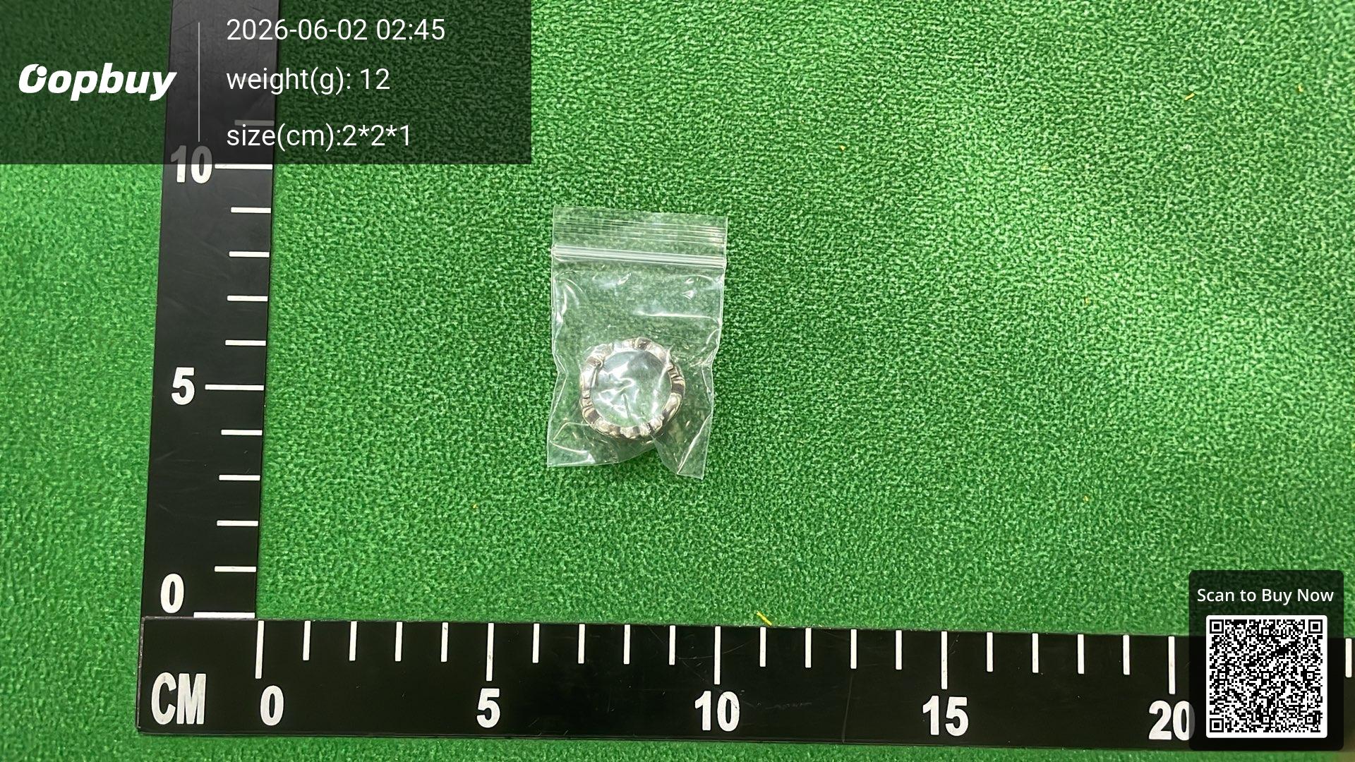 Foto QC 1 de Chrome Hearts Nail Ring Silver Silver