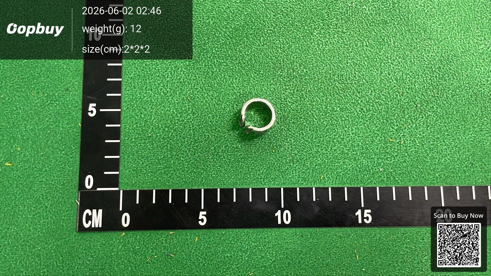 Foto QC 7 de Chrome Hearts Nail Ring Silver Silver