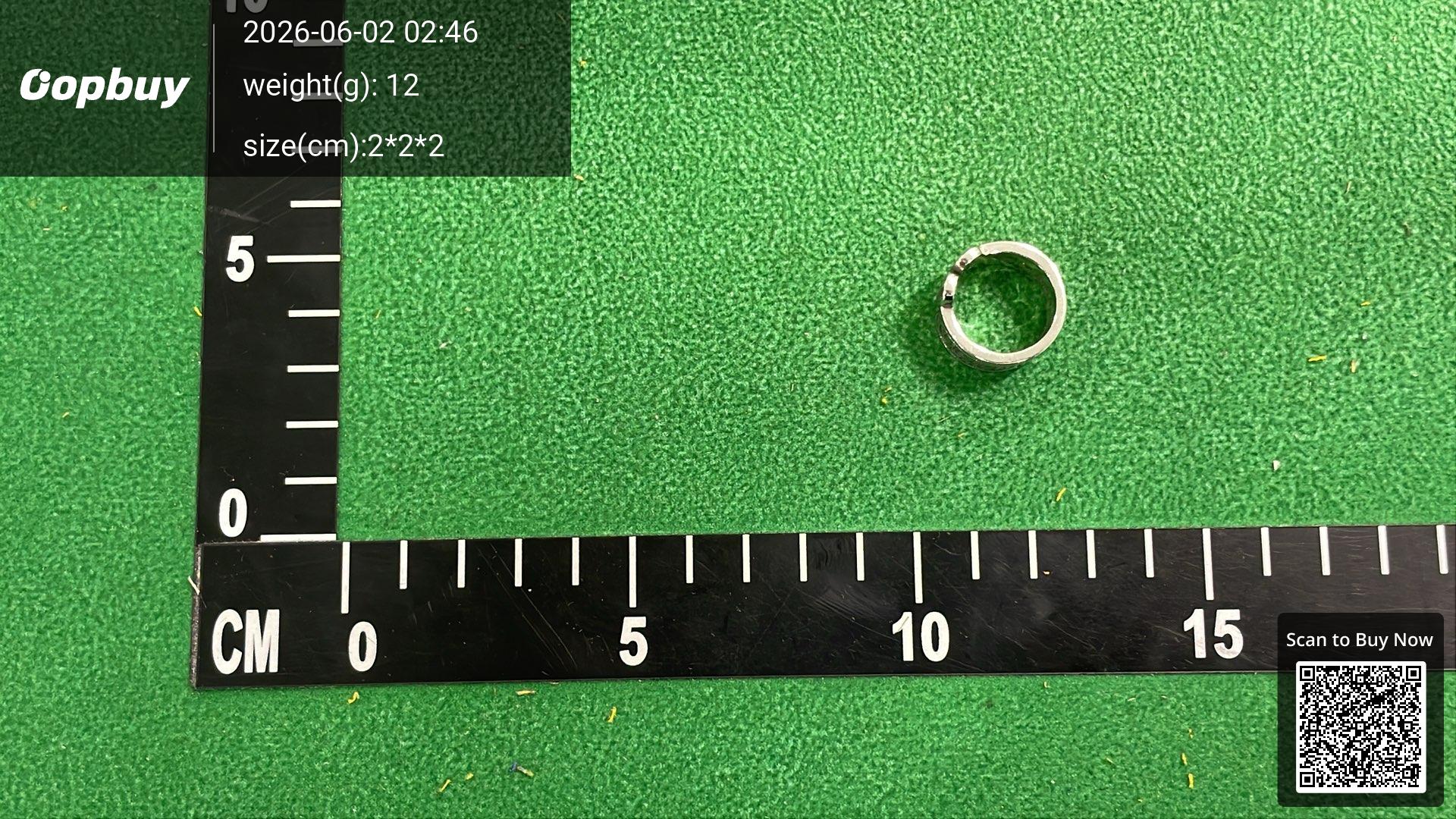Foto QC 8 de Chrome Hearts Nail Ring Silver Silver