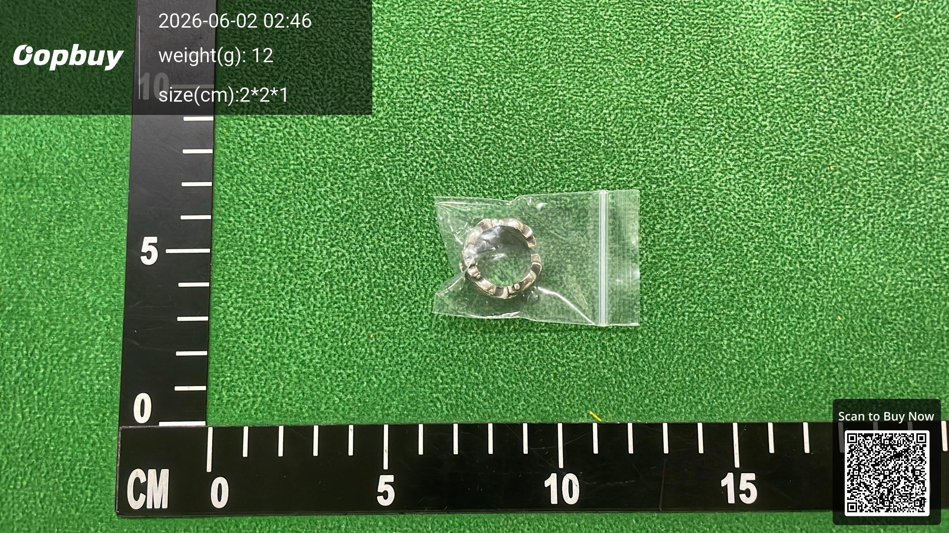 Foto QC 3 de Chrome Hearts Nail Ring Silver Silver